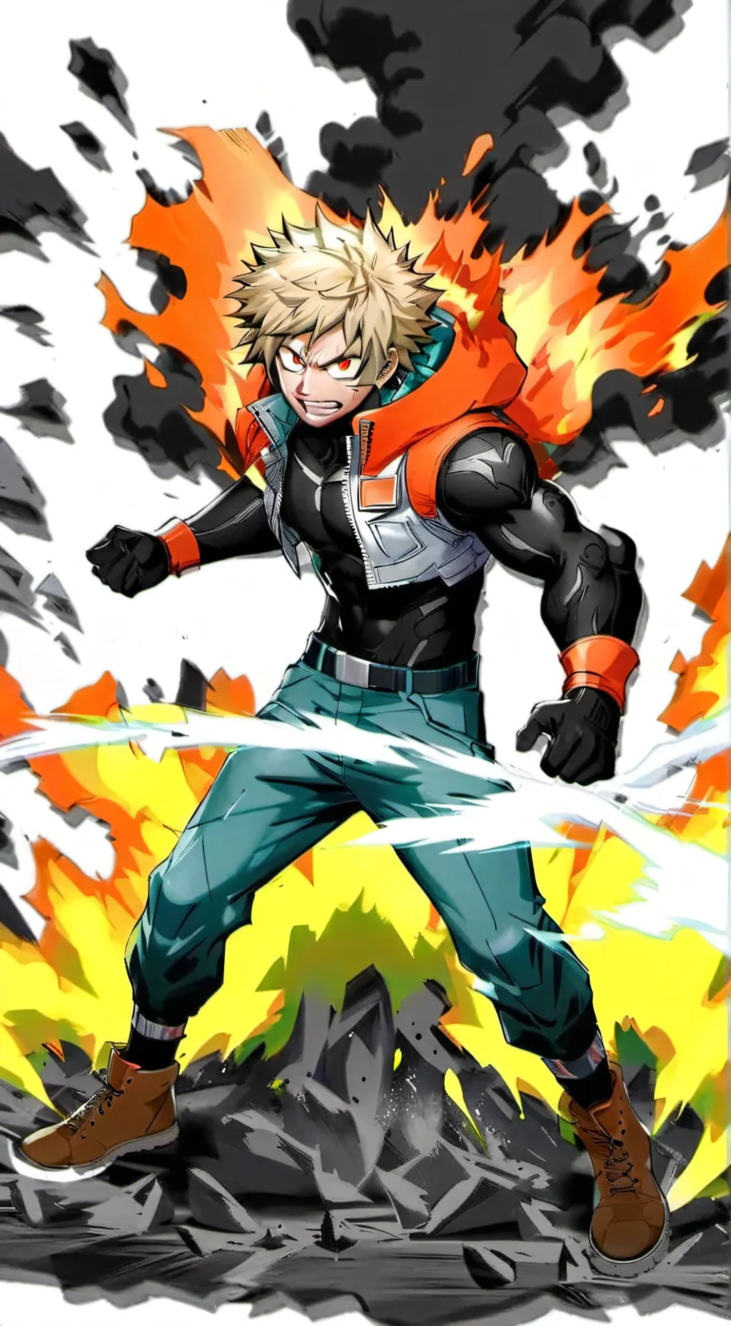ai character: bakugo background