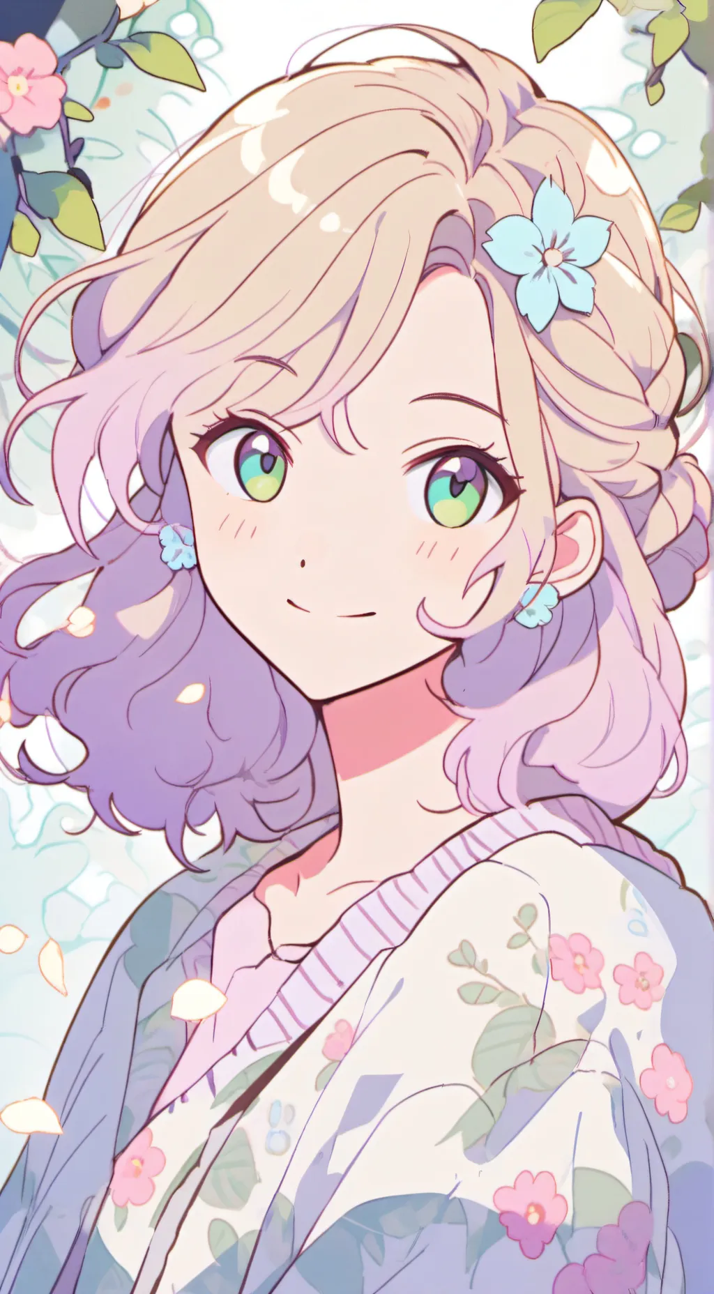 ai character: lily background