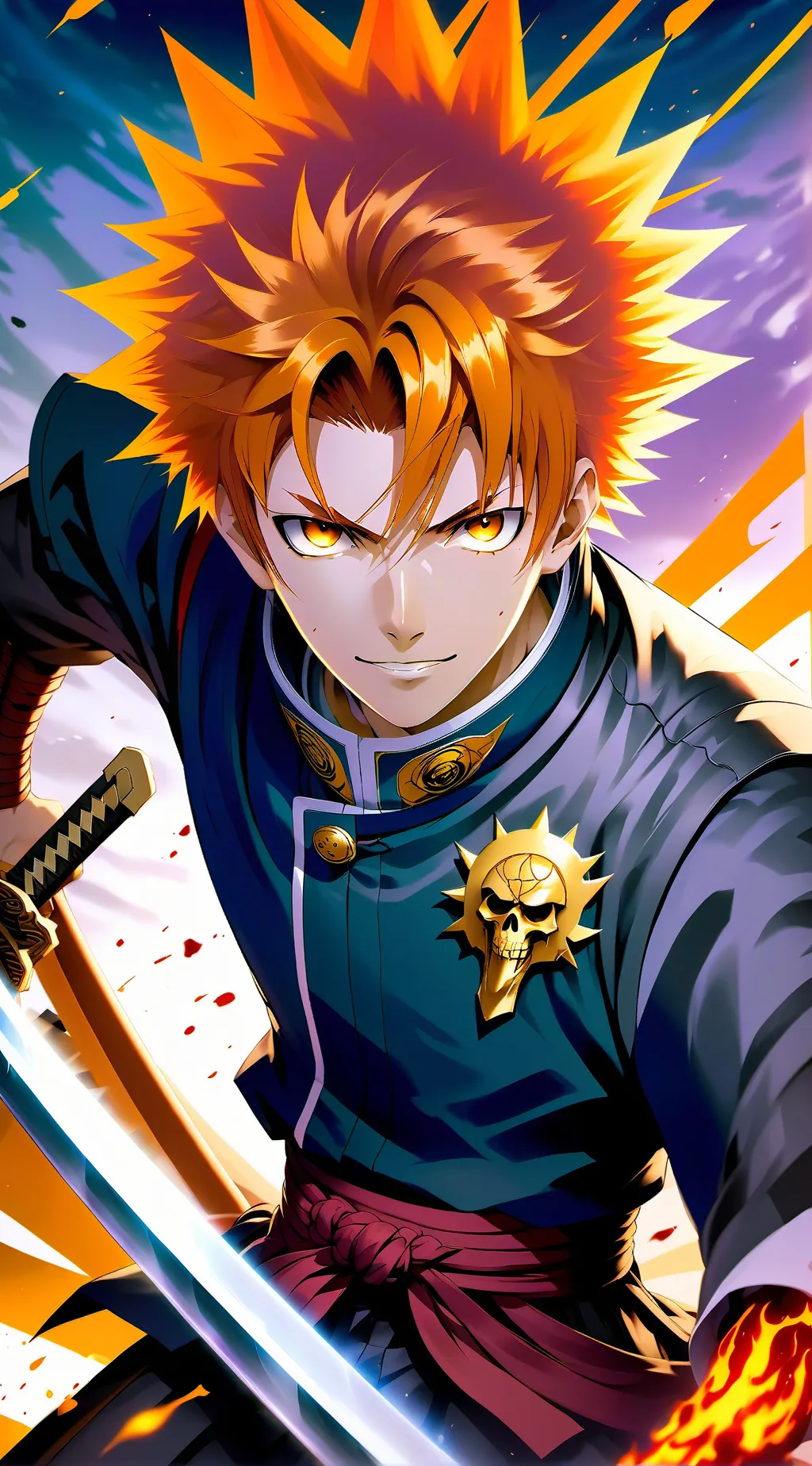 ai character: Ichigo Kurosaki background