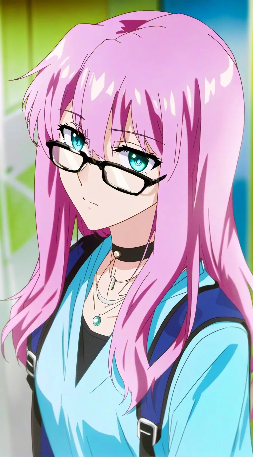 ai character: Shikimori  background