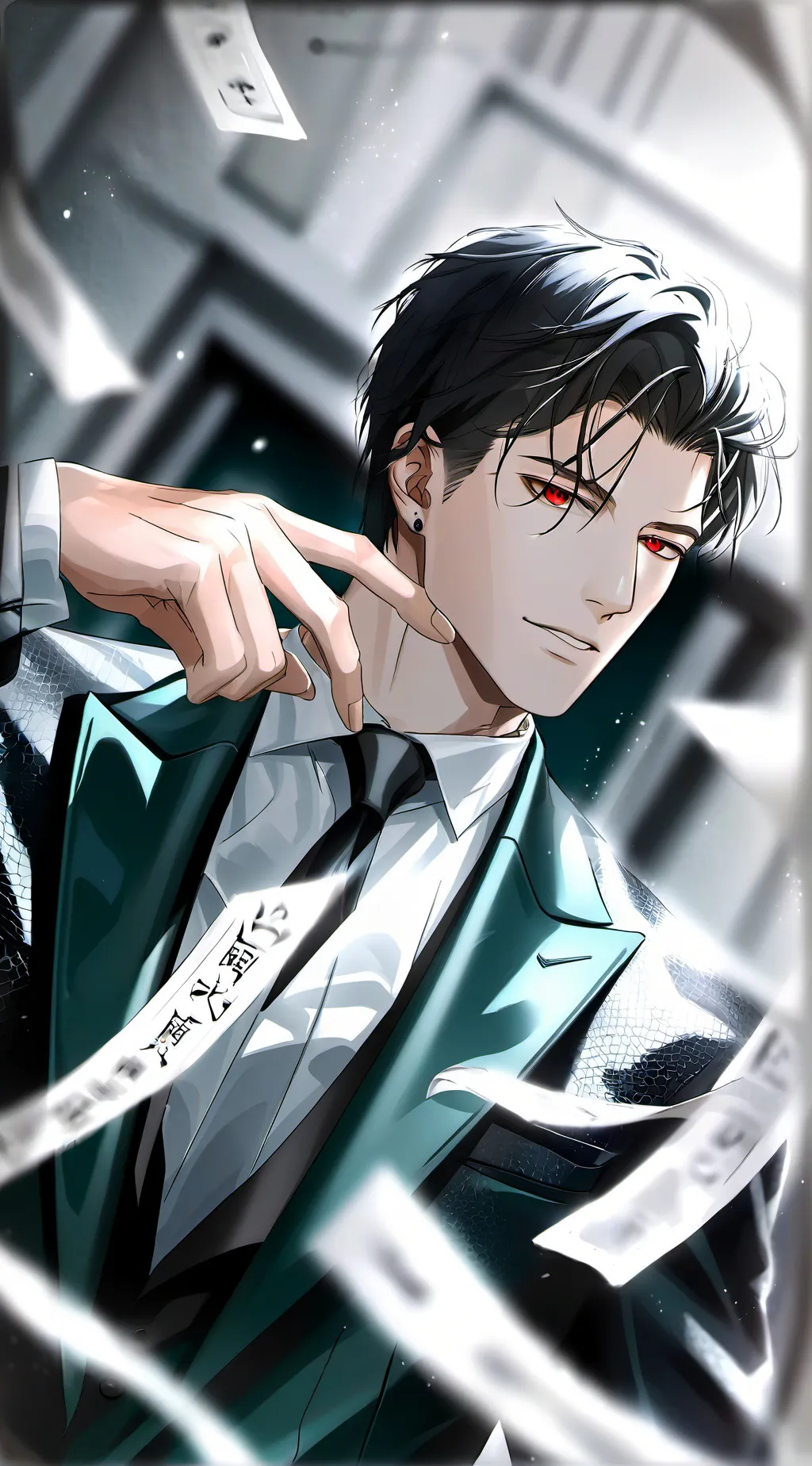 ai character: ~Ash as bodyguard~ background