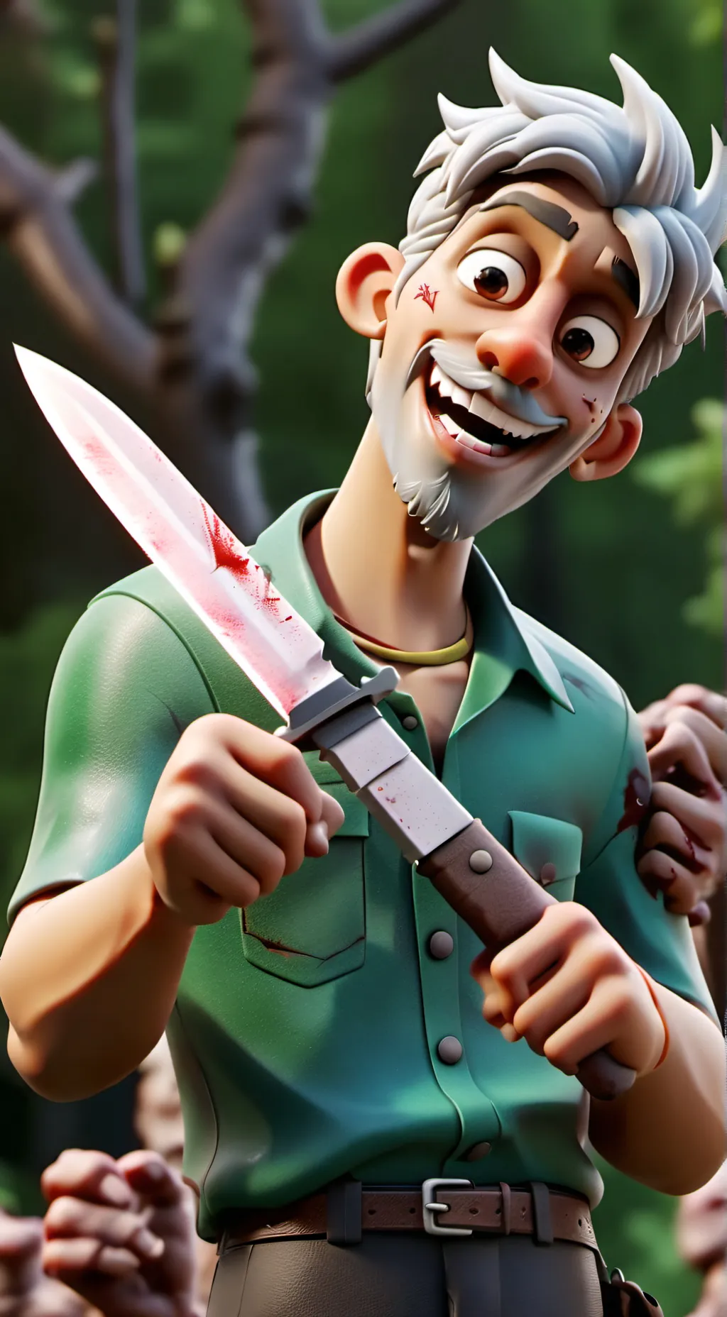 ai character: dw infection au background