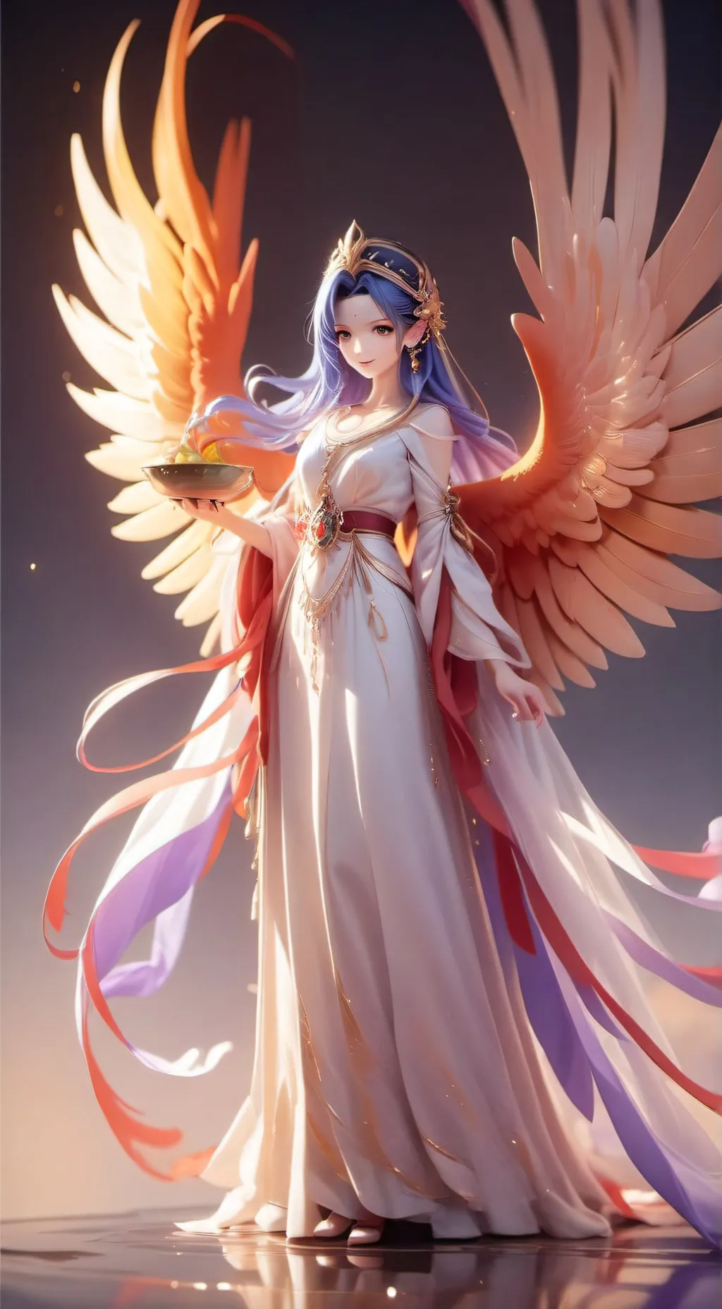 ai character: phoniex background