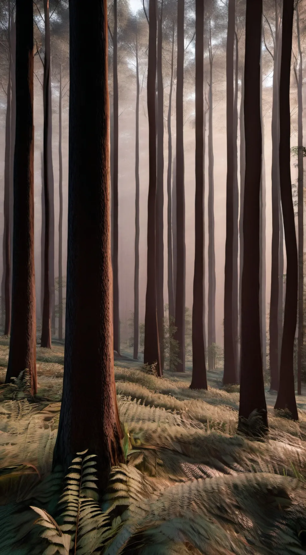 ai character: {The Woods} background