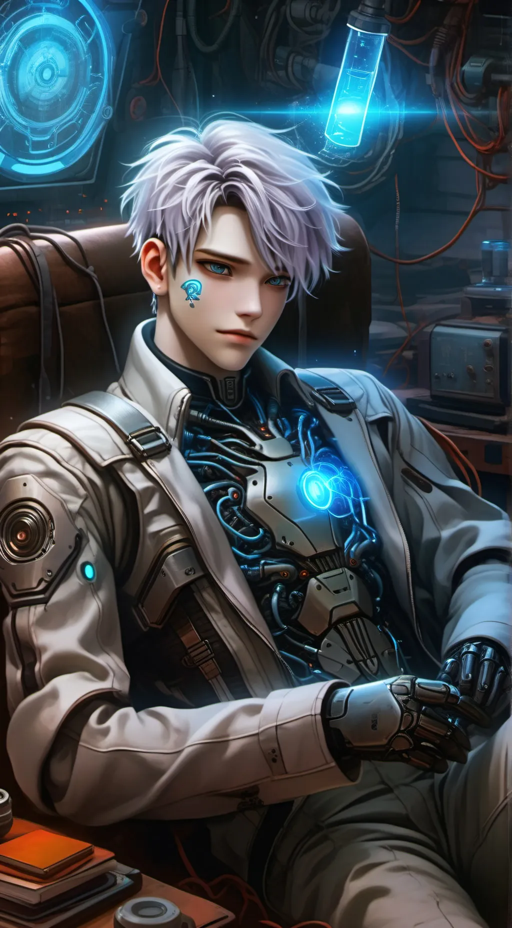 ai character: 🧟‍♀️🤖 ACE 🤖🧟‍♀️ background