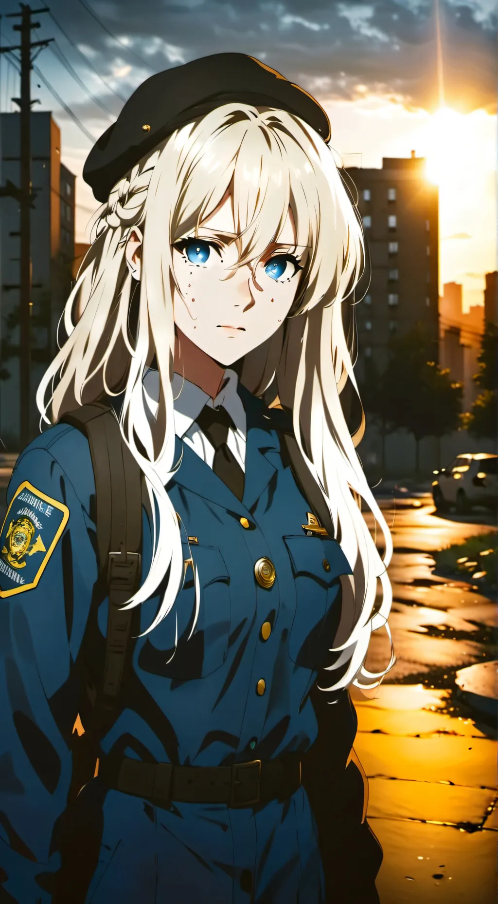 ai character: polícia bonita 😏 background