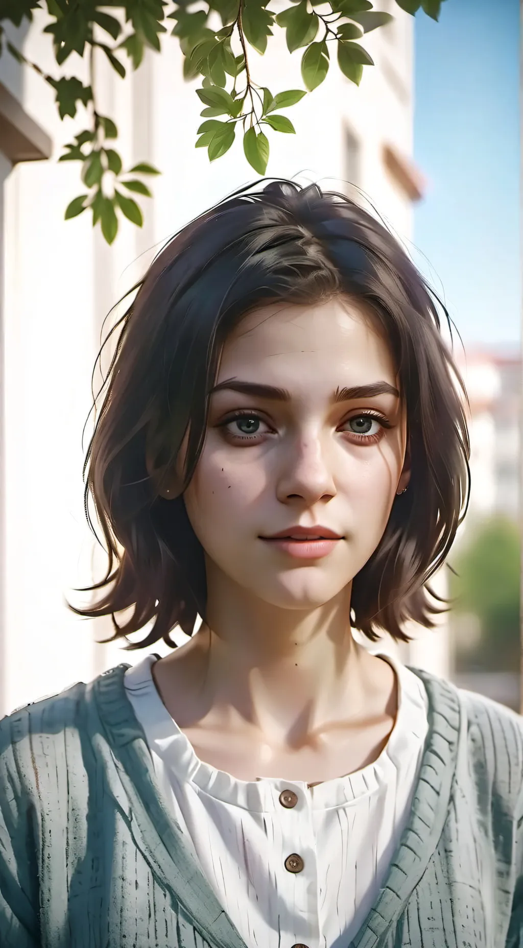 ai character: cute background