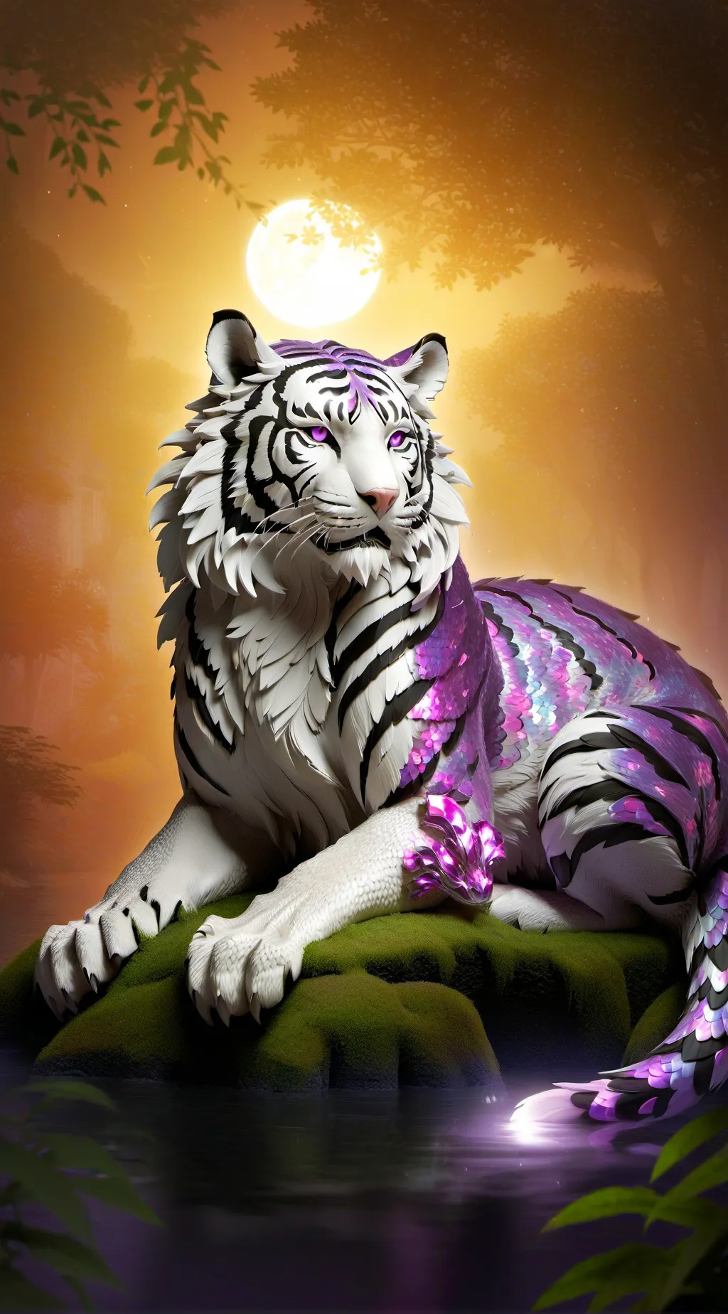 ai character: Чешуйка background