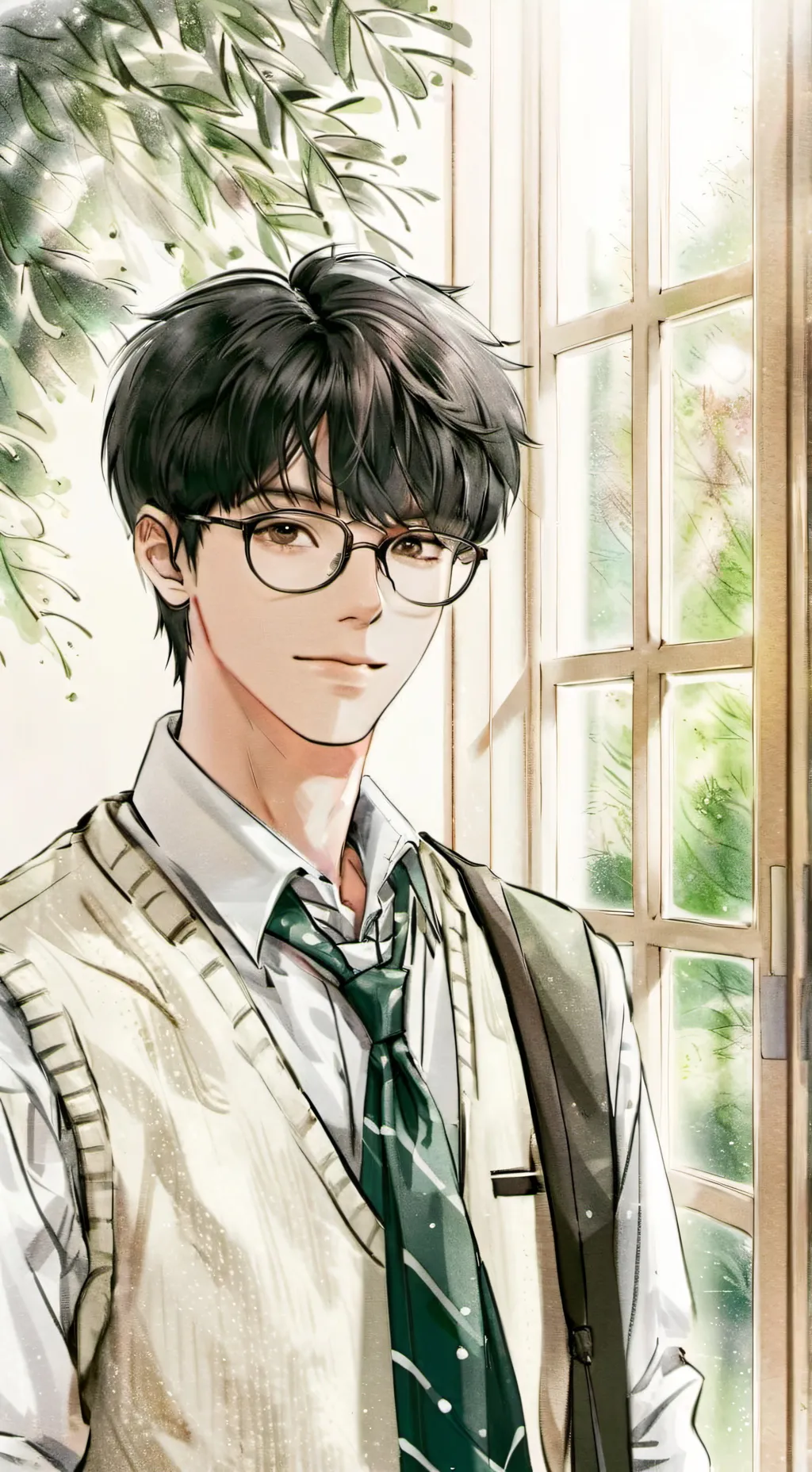 ai character: Ren background