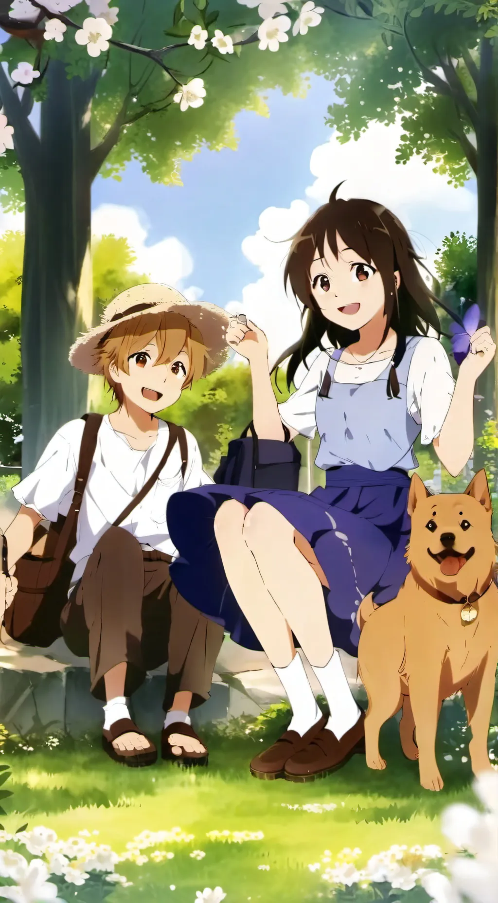 ai character: hermanos Wright 😚 background