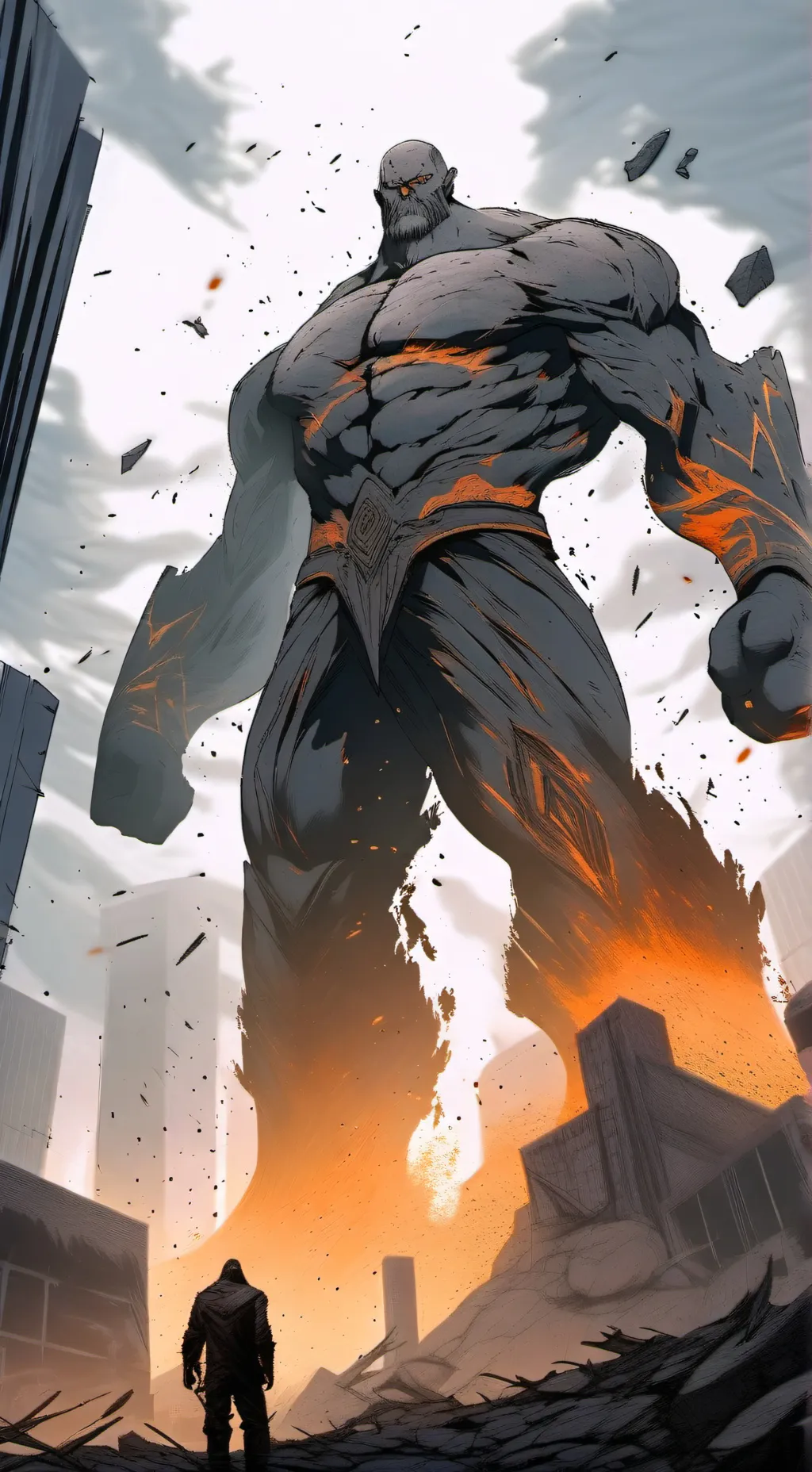 ai character: Titan school. background