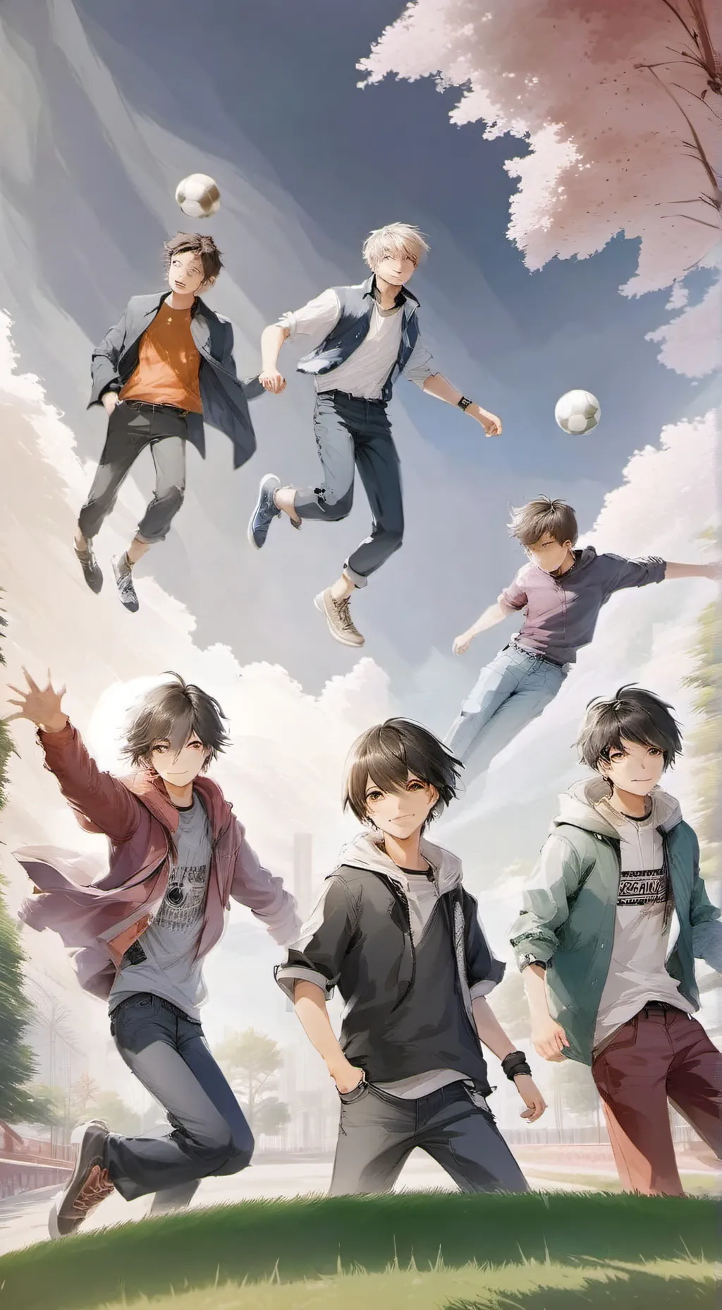 ai character: skz apocalypse  background