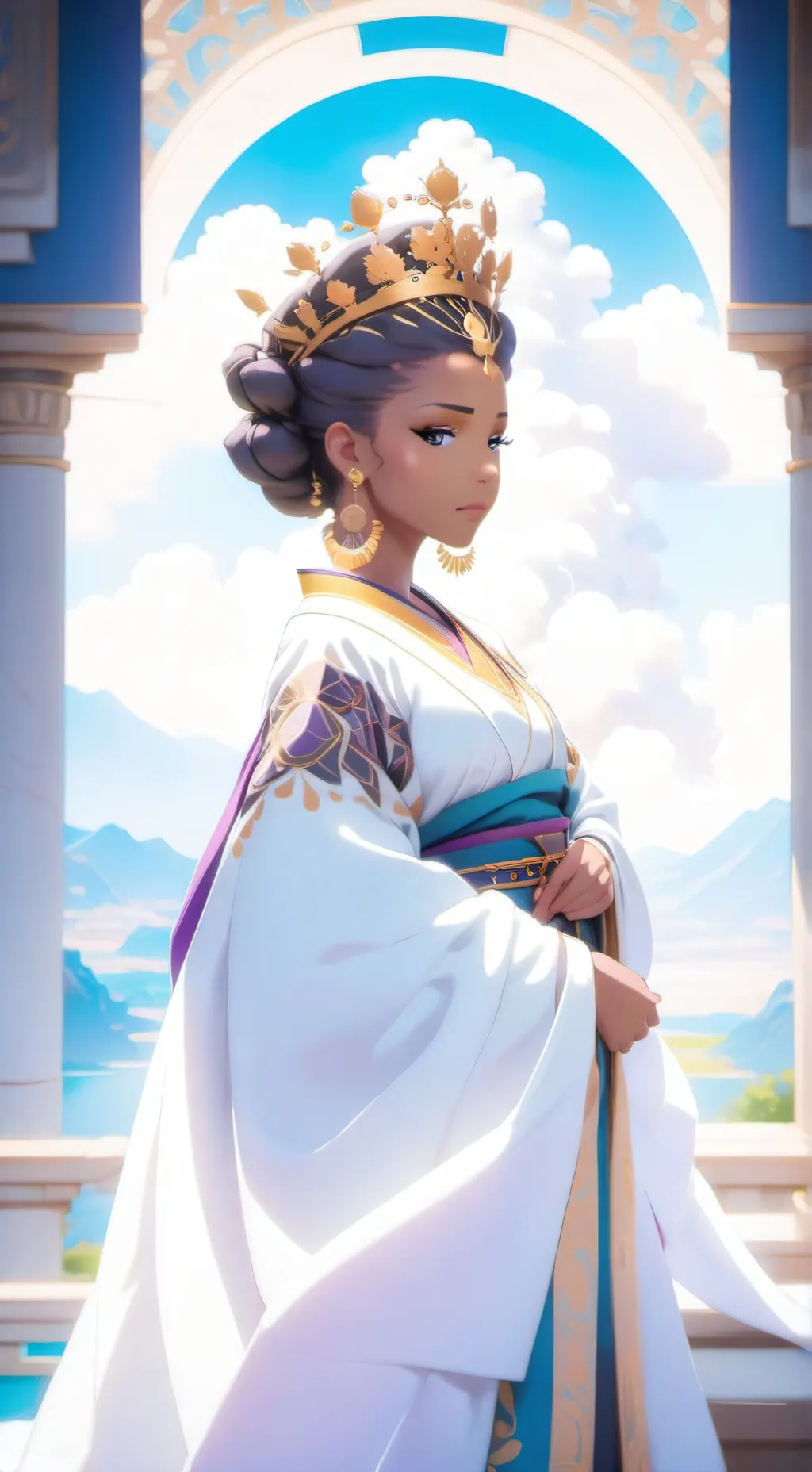 ai character: Eva background