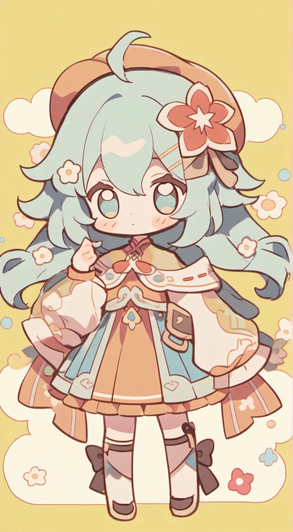 ai character: teto background