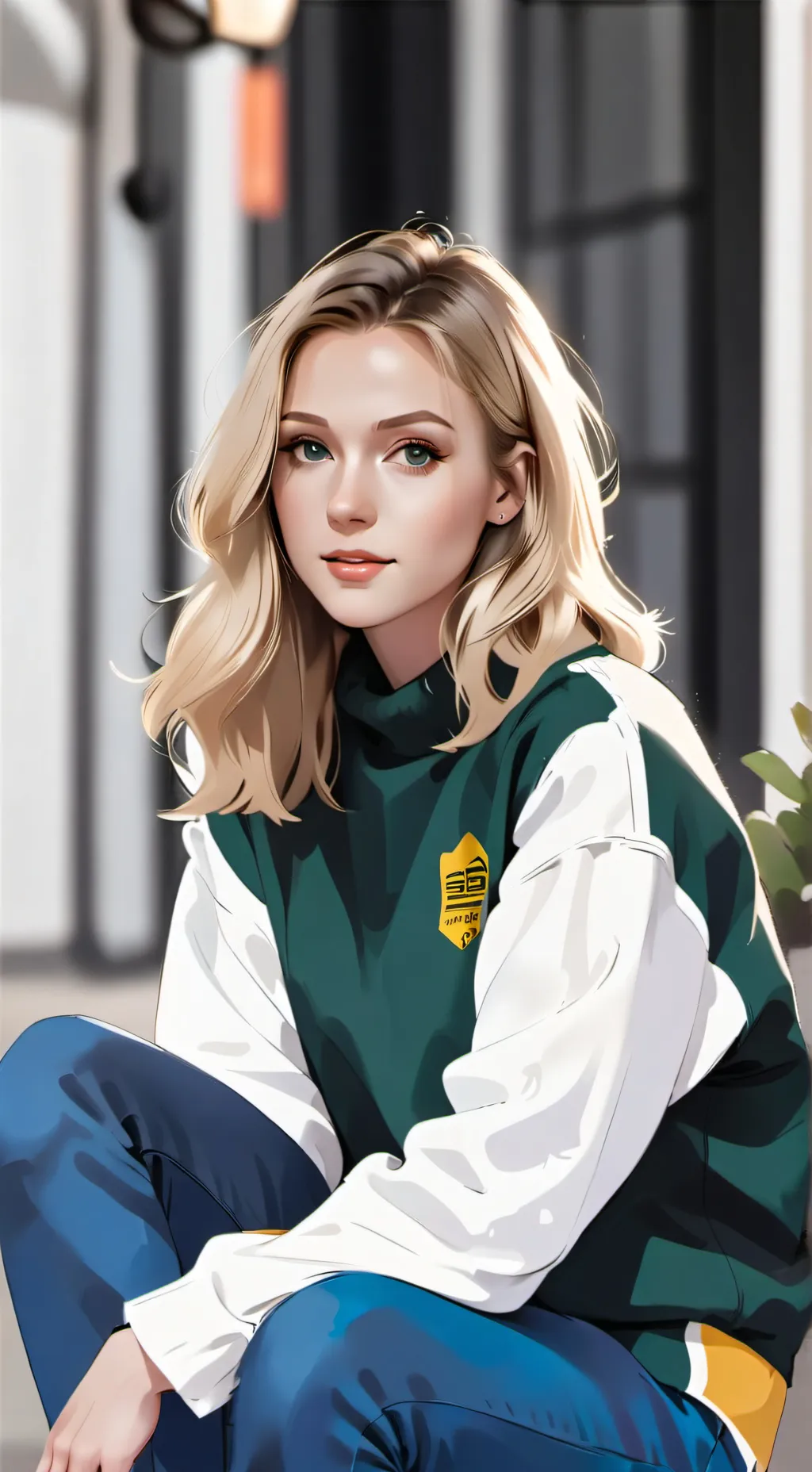 ai character: Melodie background