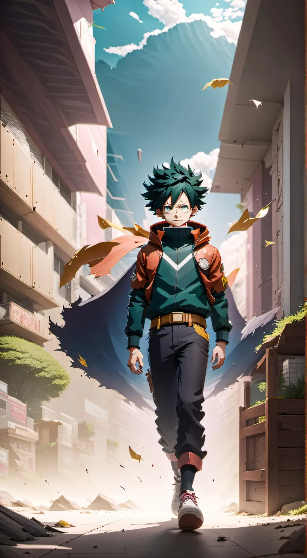 ai character: Mha background