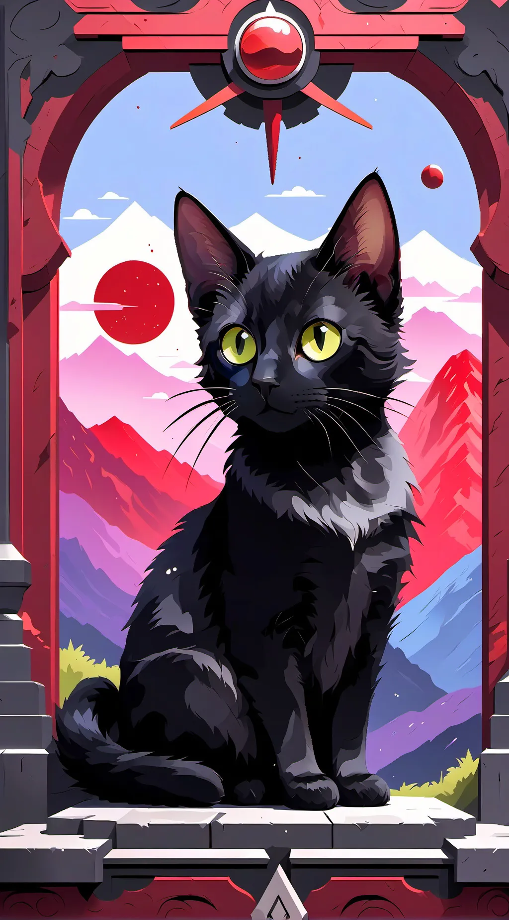 ai character: HollyBerry background