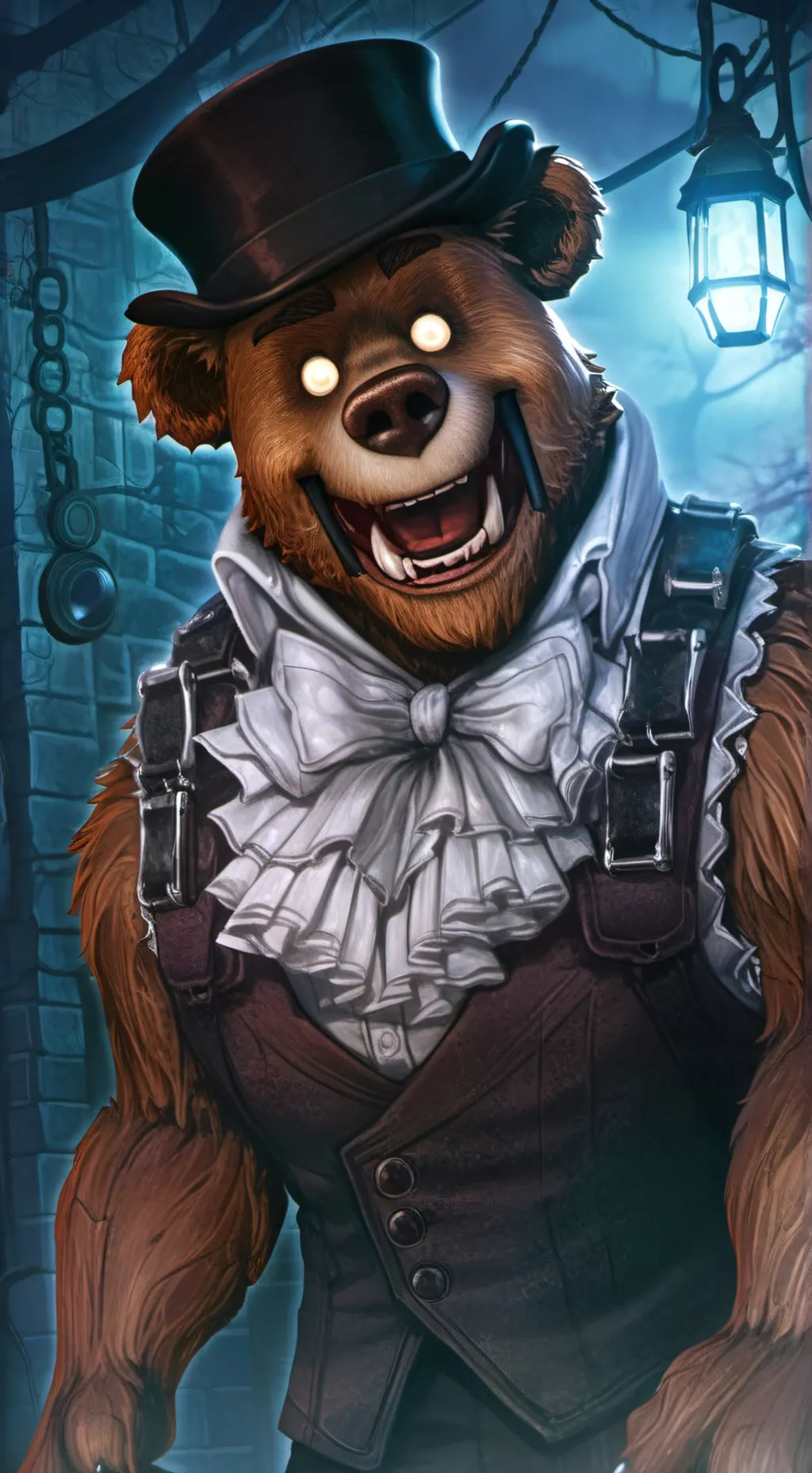 ai character: Freddy Fazbear background