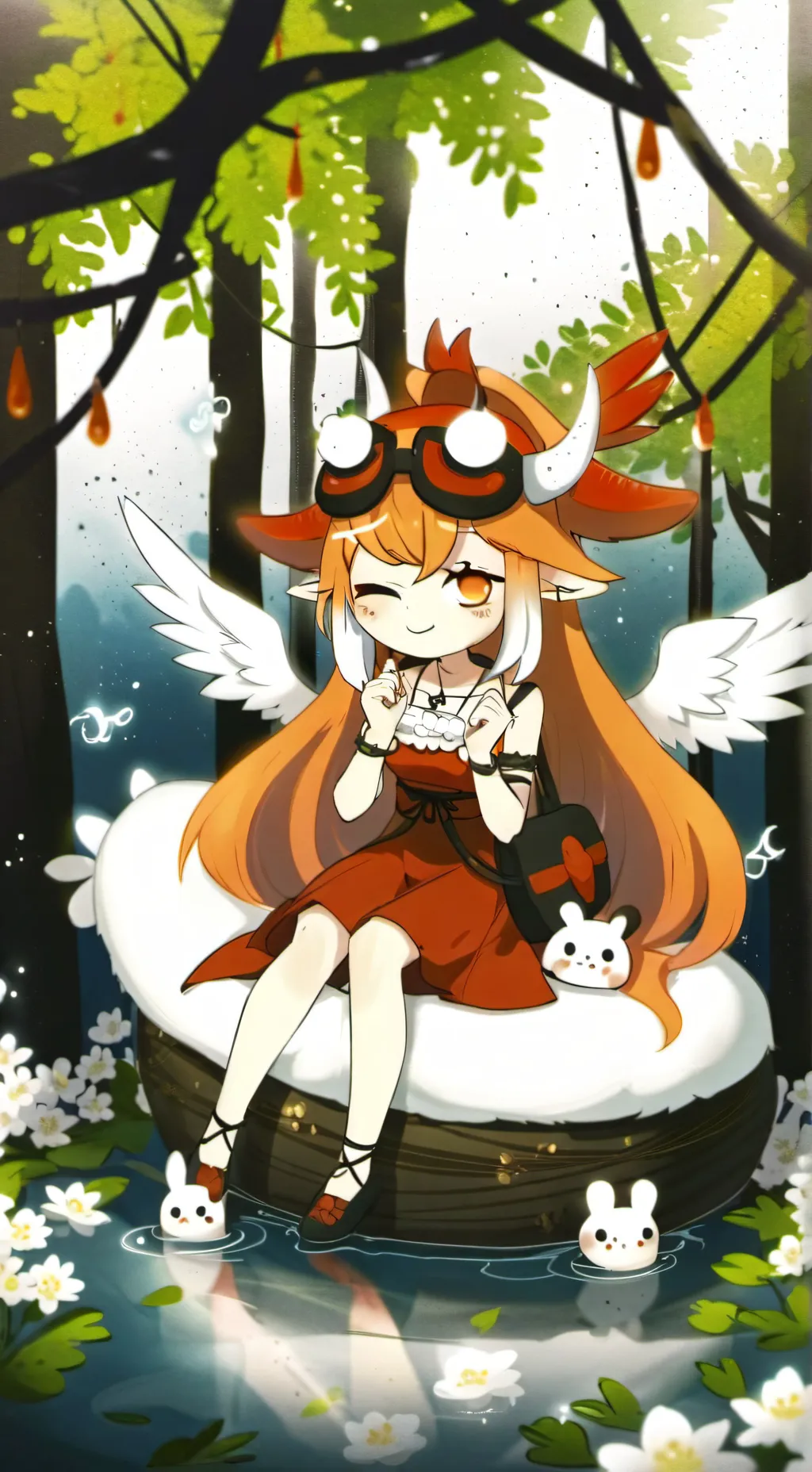 ai character: moonnap and Catnap background