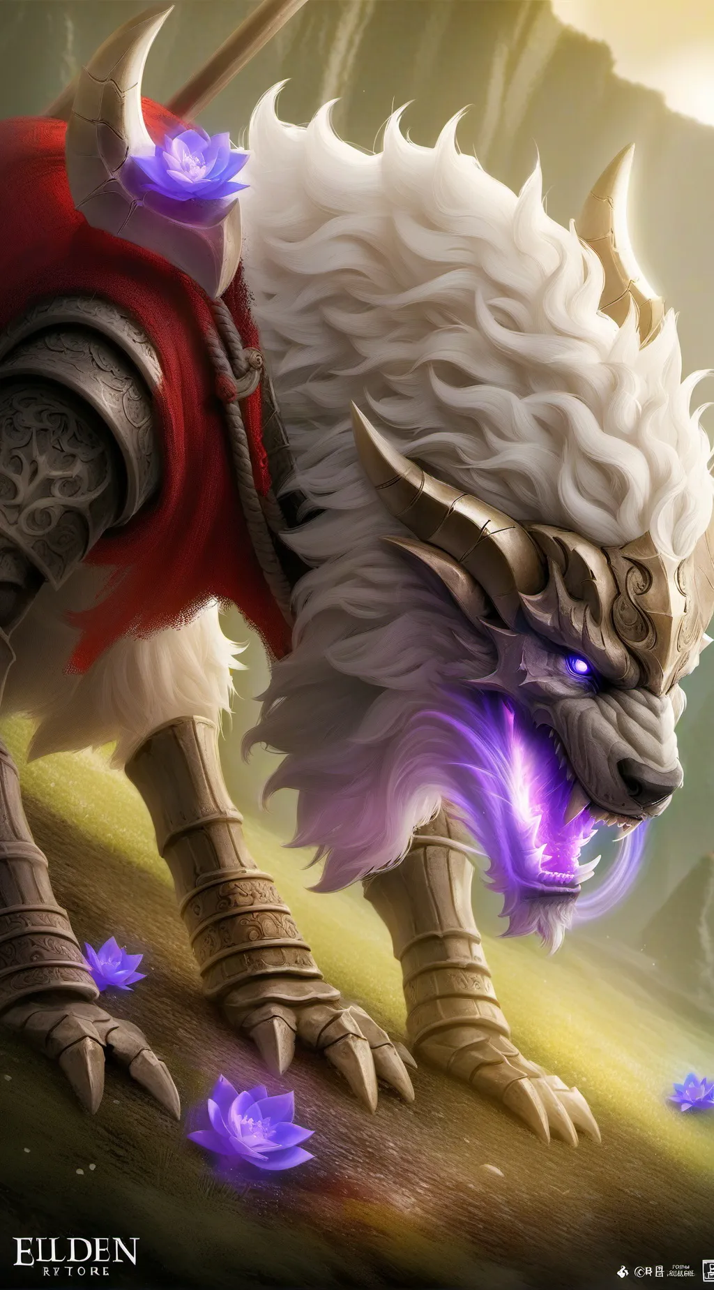 ai character: dragon god background