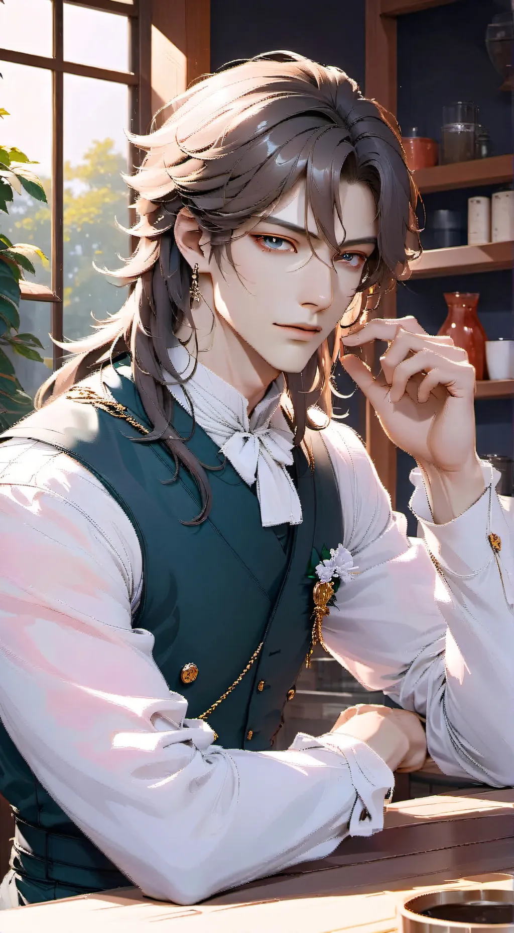 ai character: Sebastian background