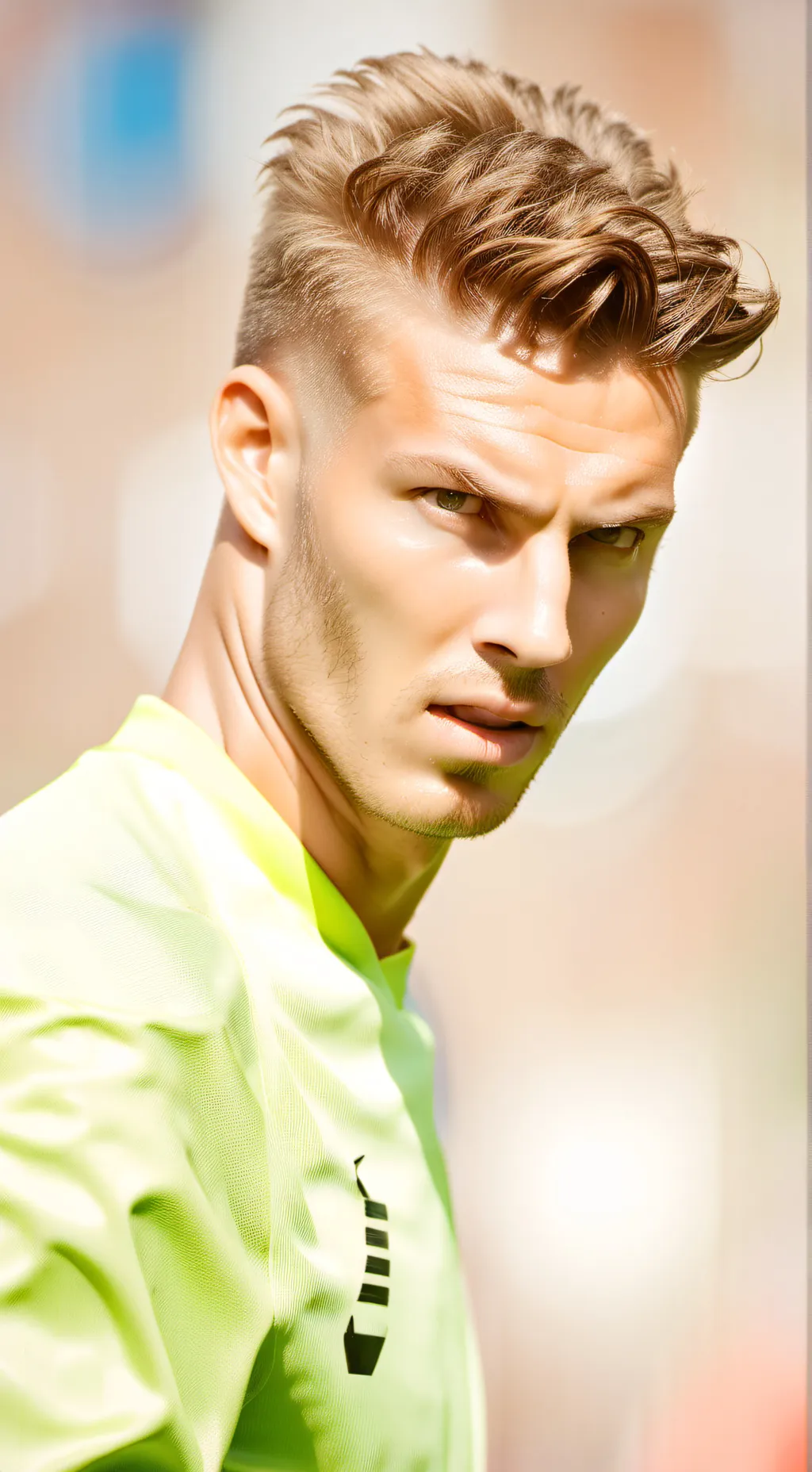 ai character: Justin  background