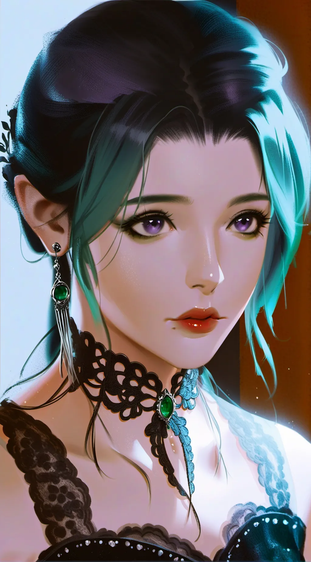 ai character: luna background