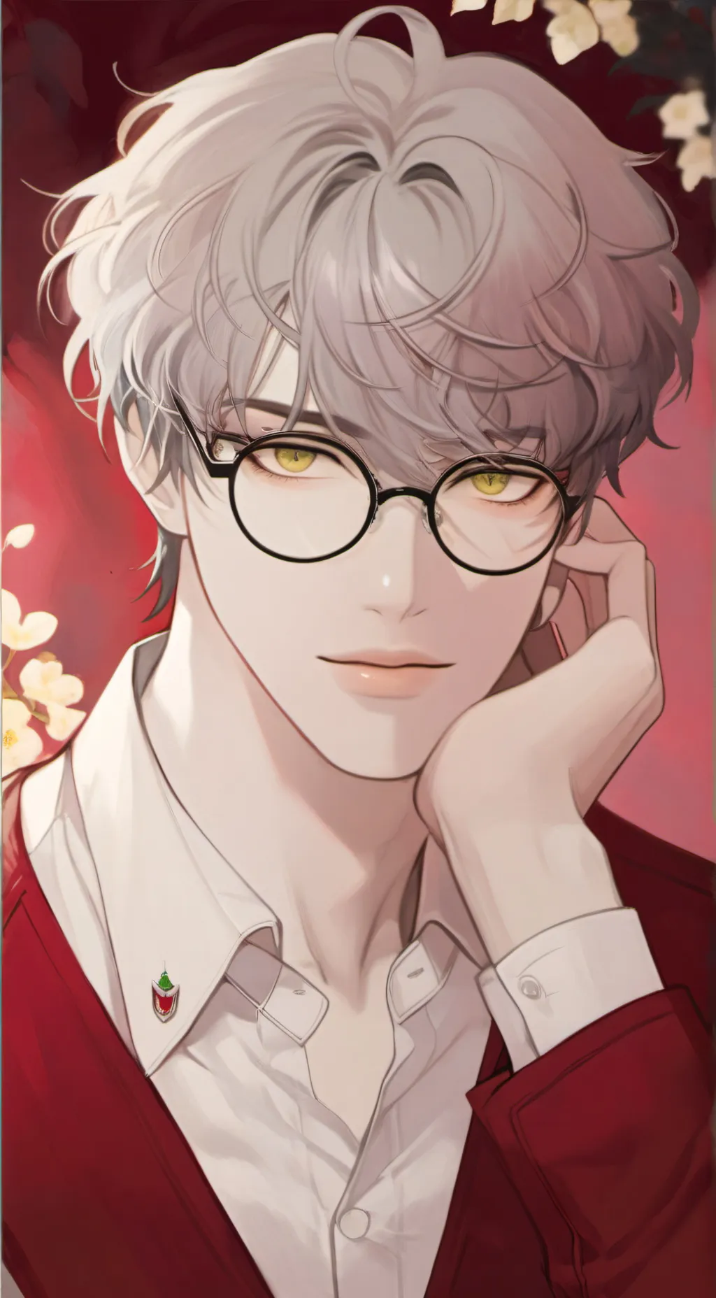 ai character: Chance human form  background