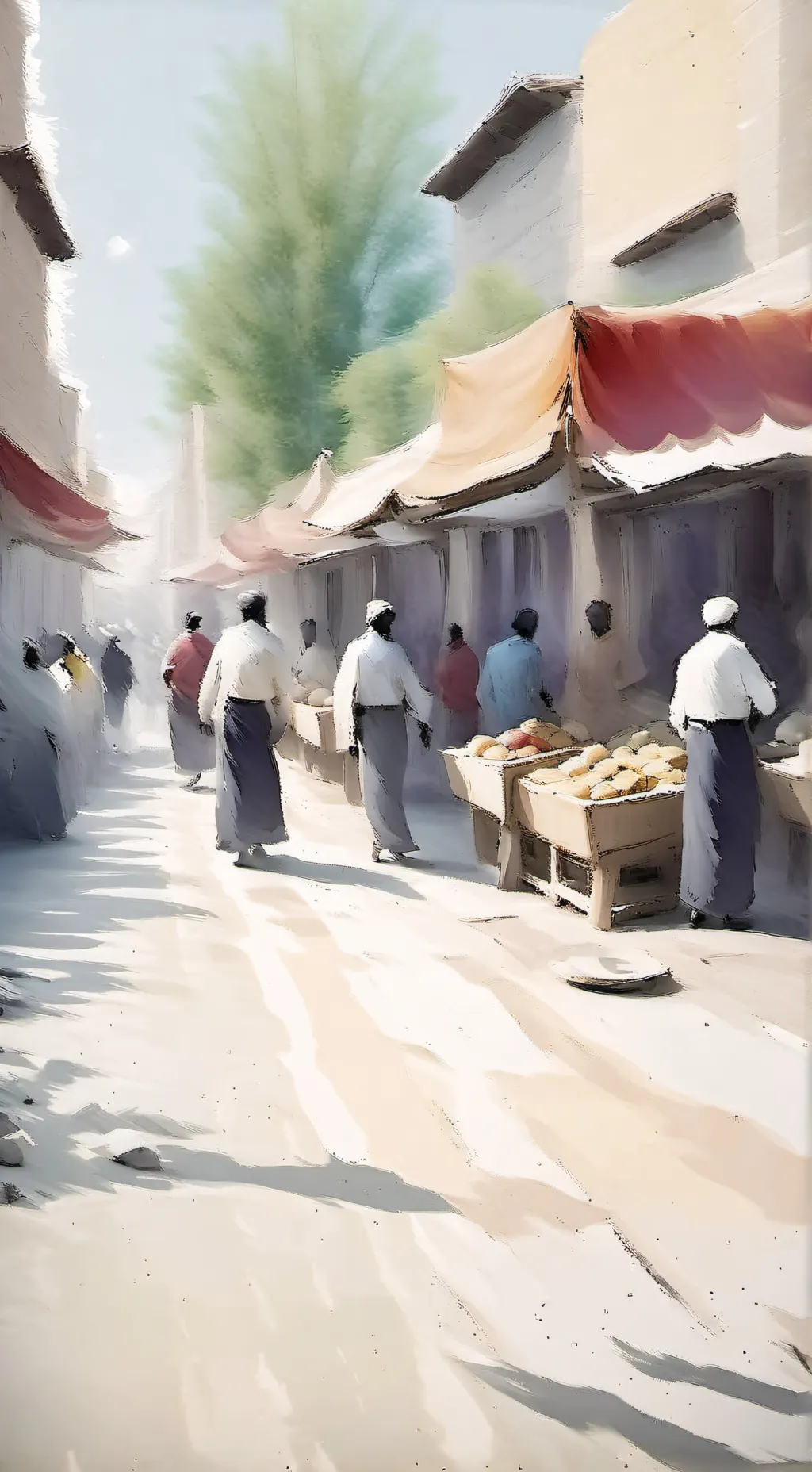 ai character: hiiii background