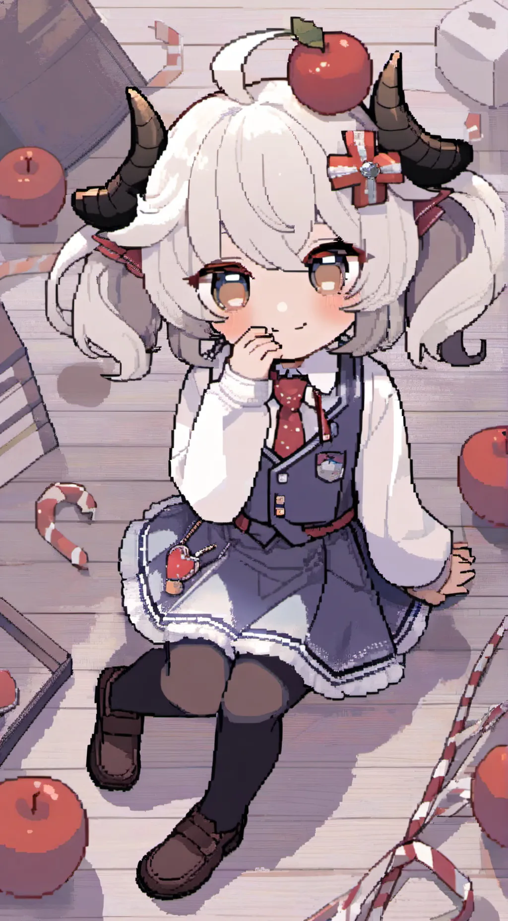 ai character: candy elf background