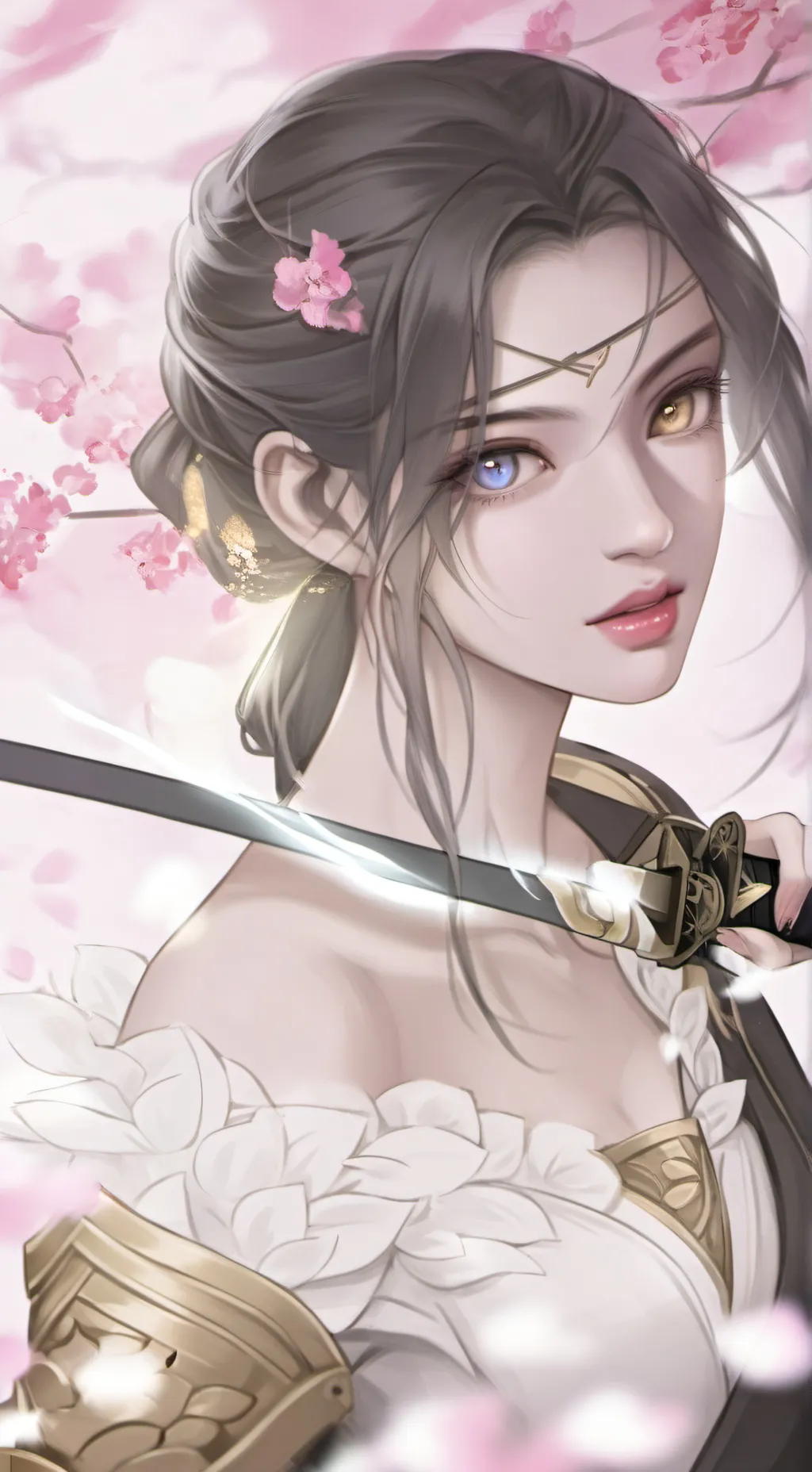 ai character: Hikari  background