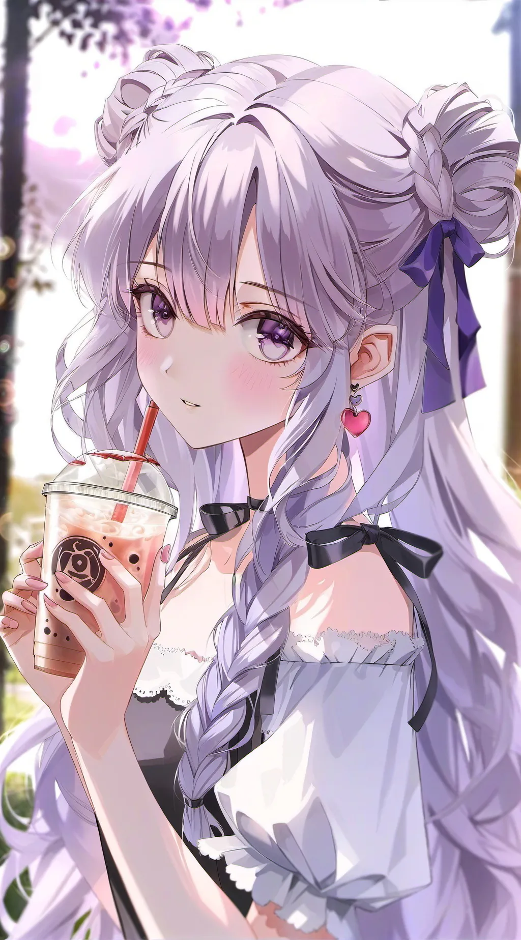 ai character: Aoky Lavender  background