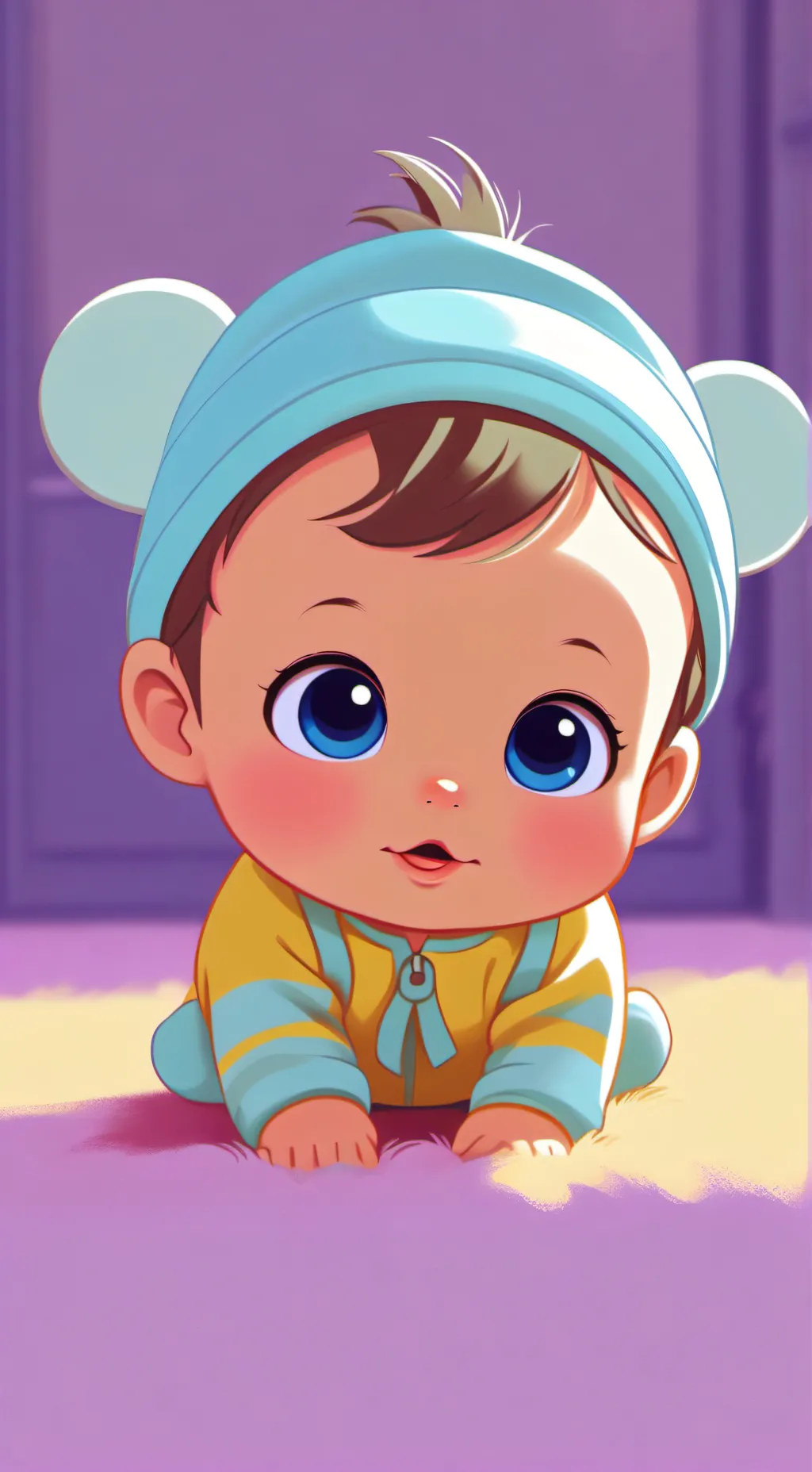 ai character: baby pwp gang  background