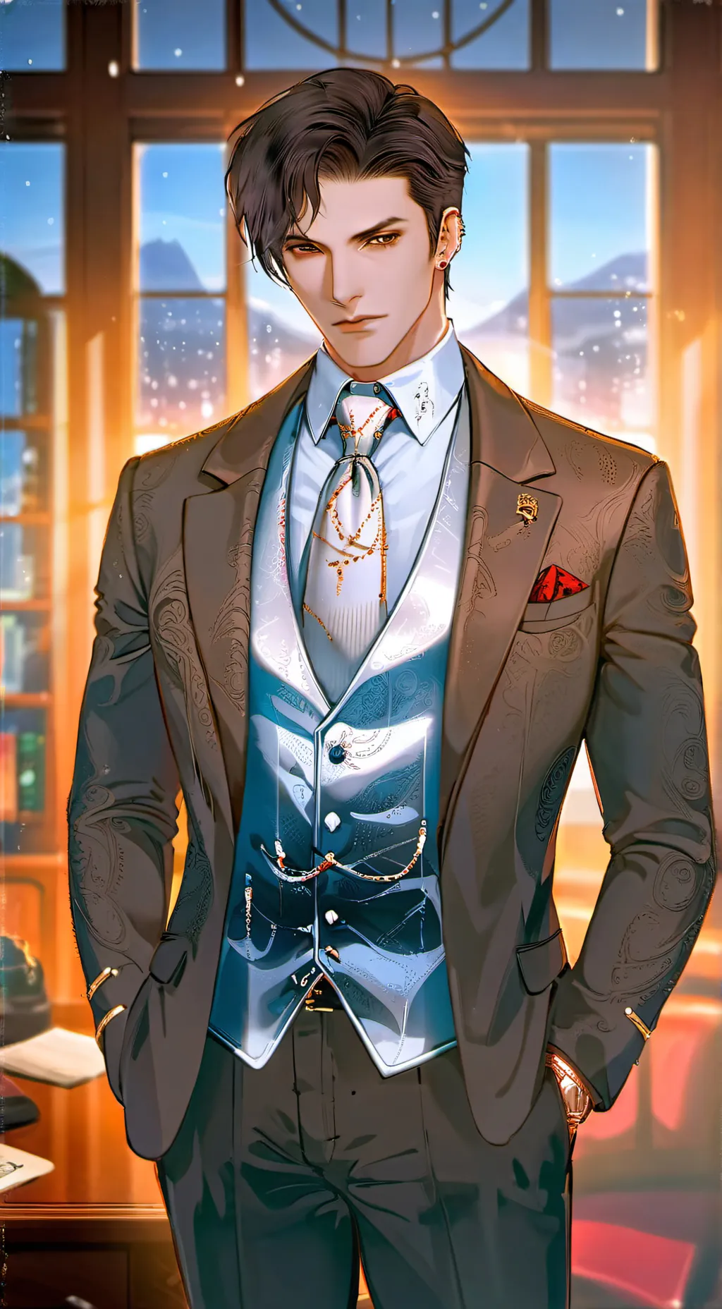 ai character: ur daddy  background