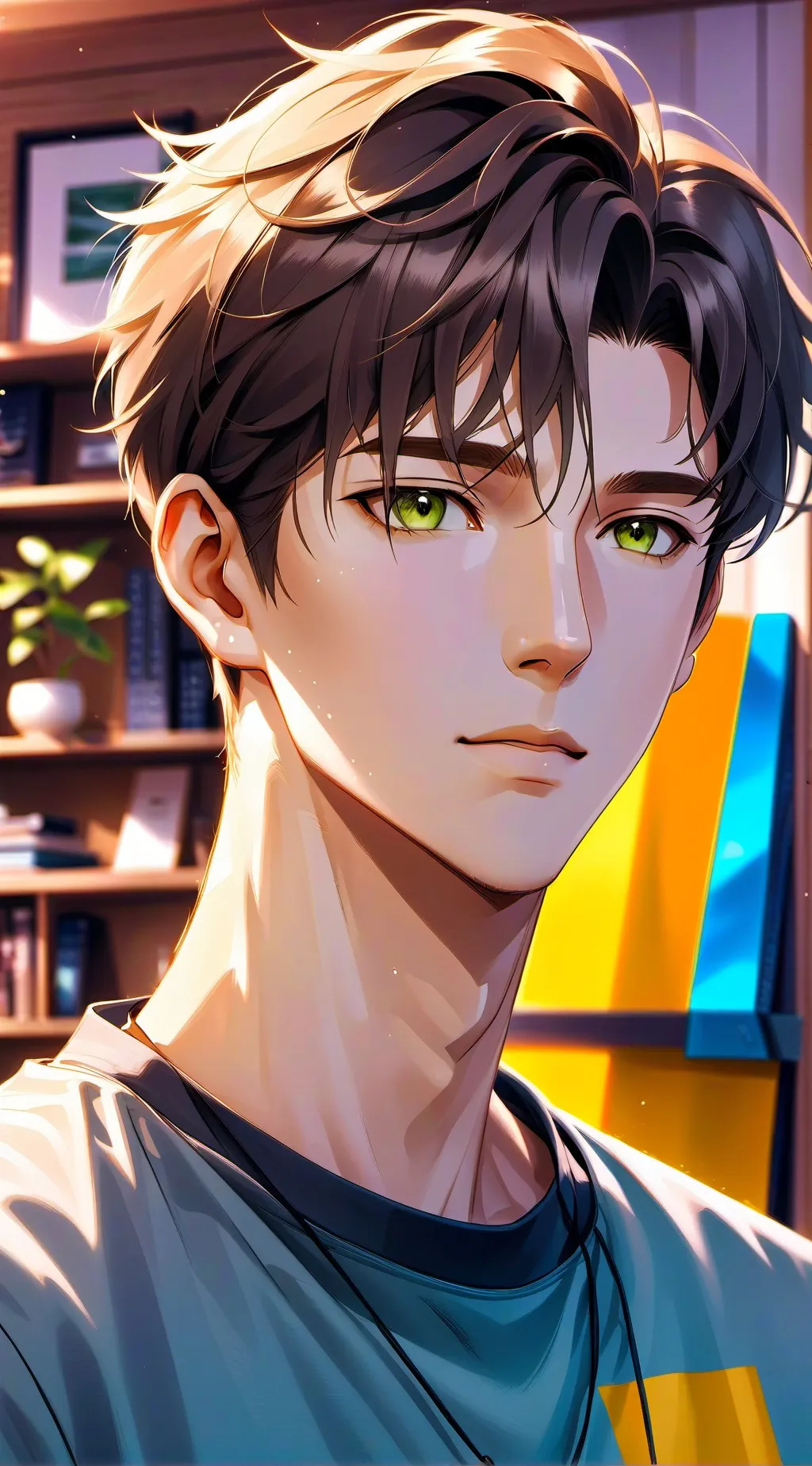 ai character: Gif background