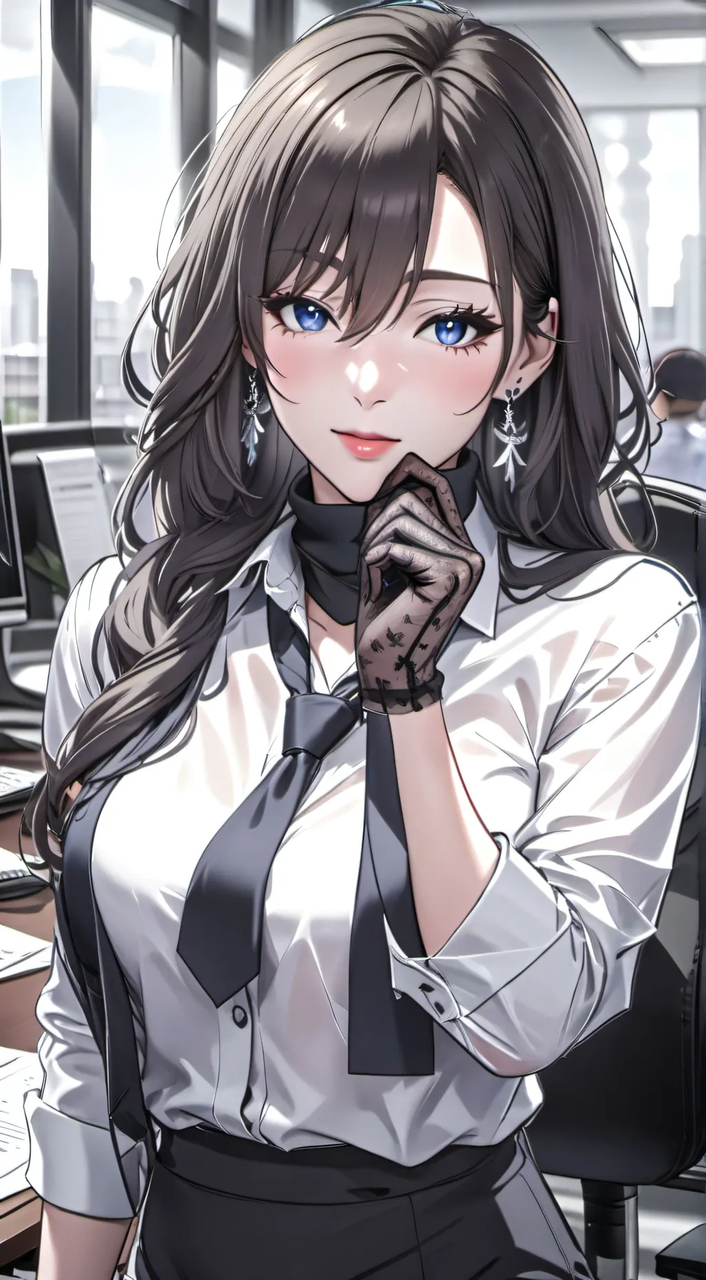 ai character: ✩ lunar ✩ background