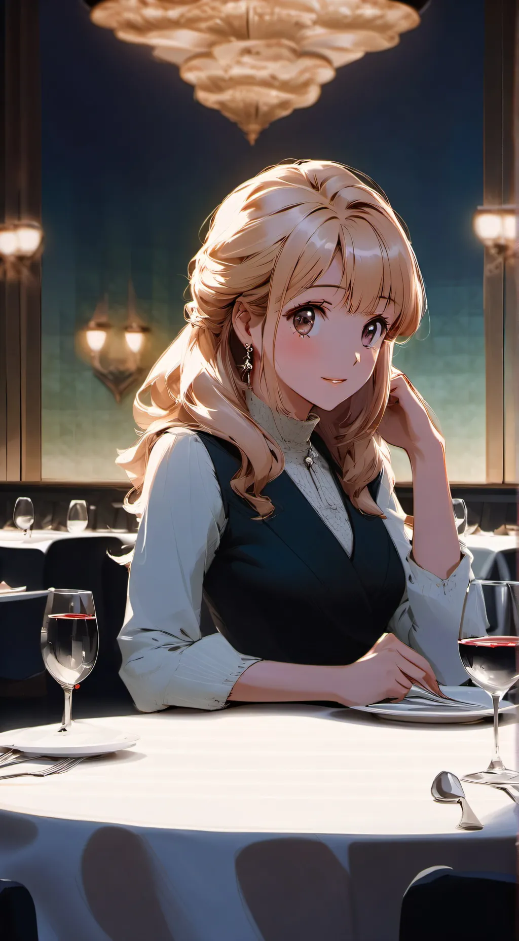 ai character: Vienna Rose background