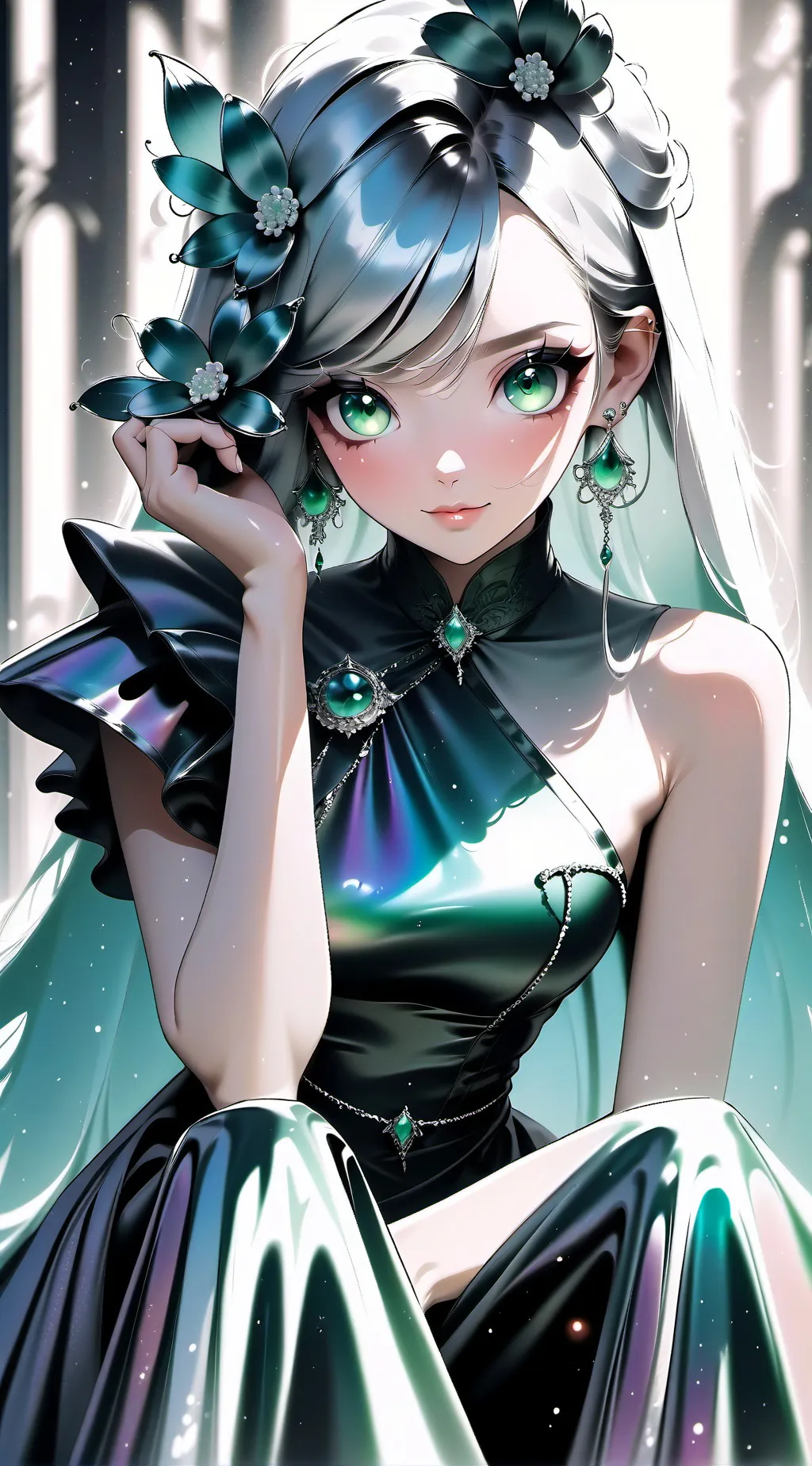 ai character: Emily! background