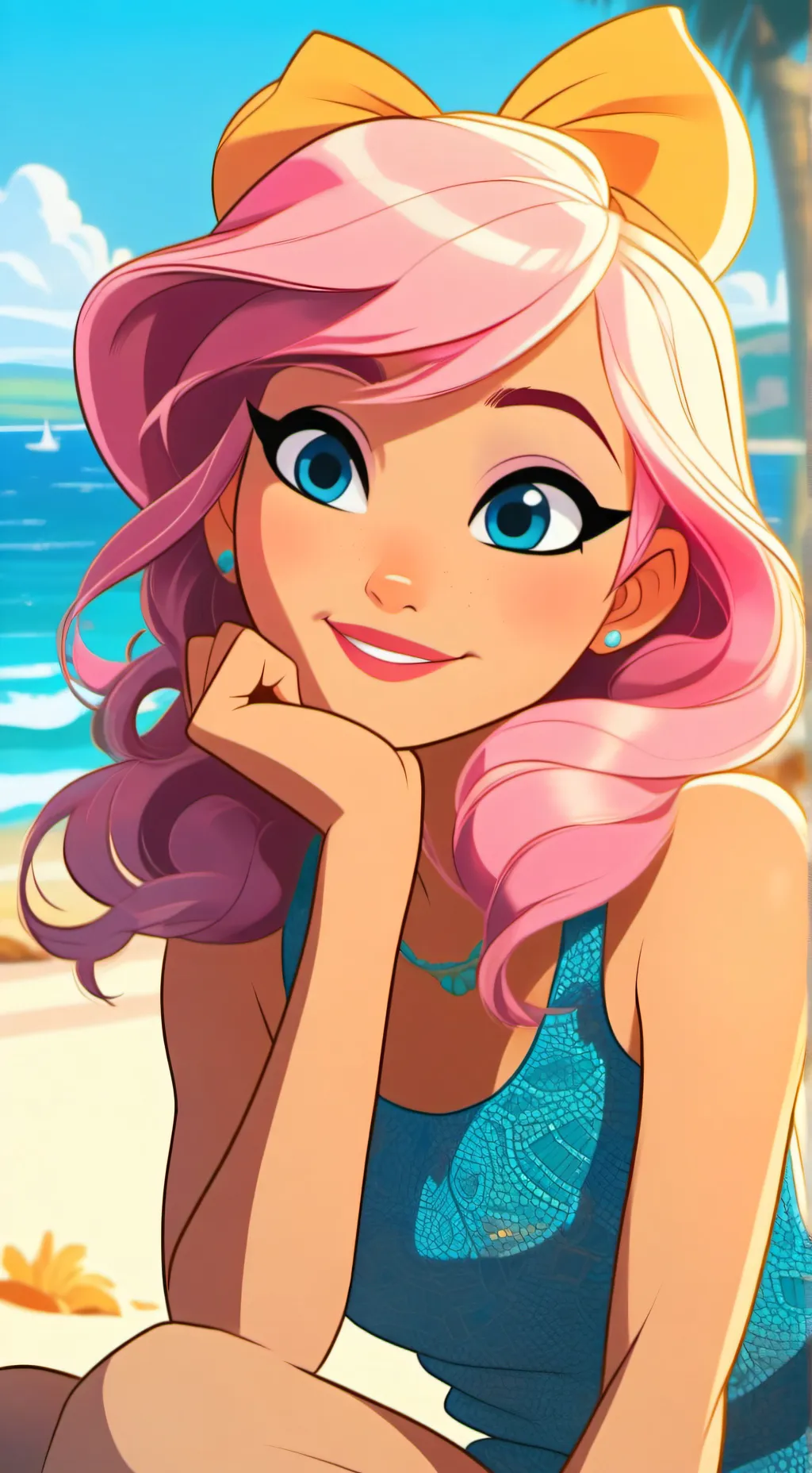 ai character: Zoey background