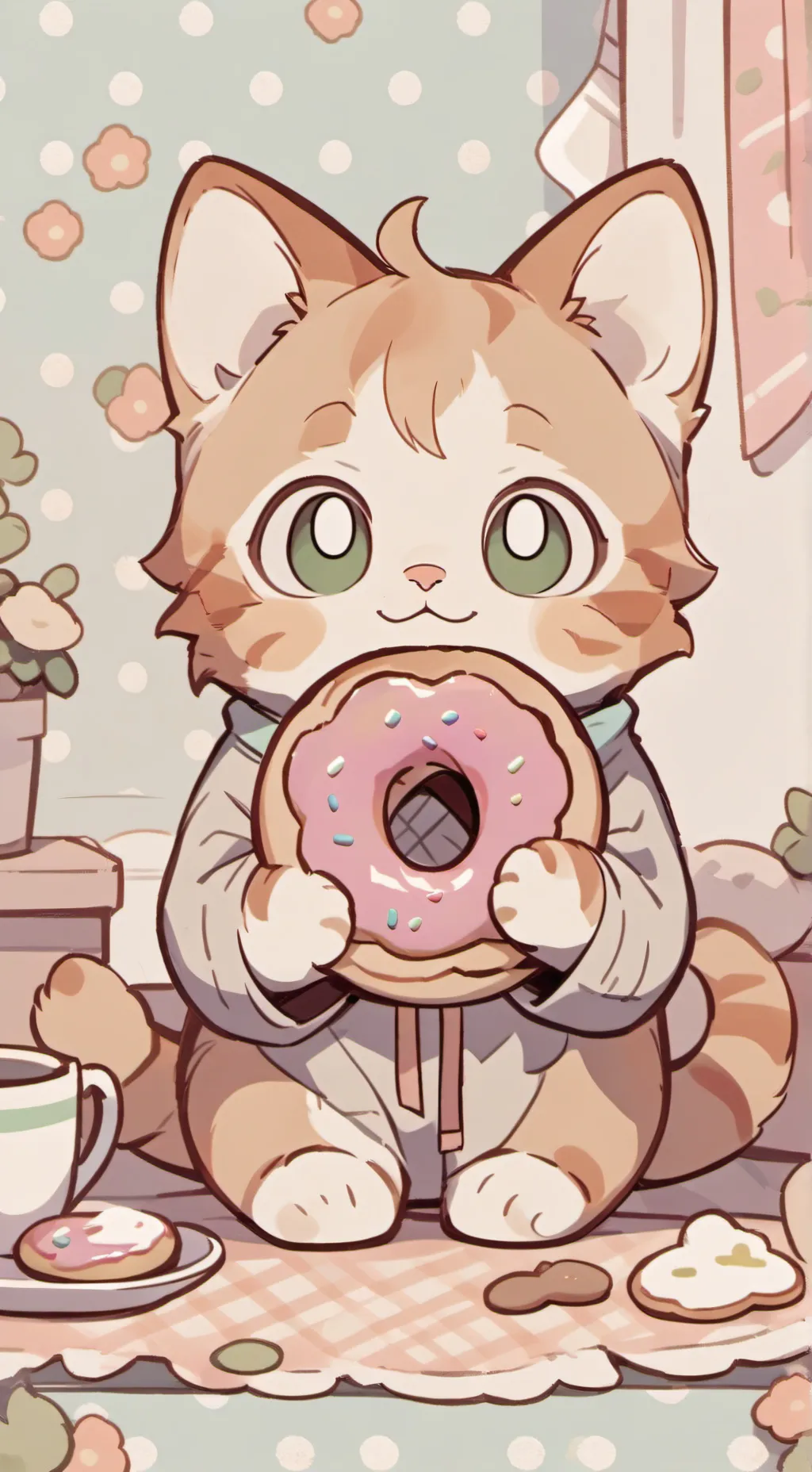 ai character: Mister sprinkles background