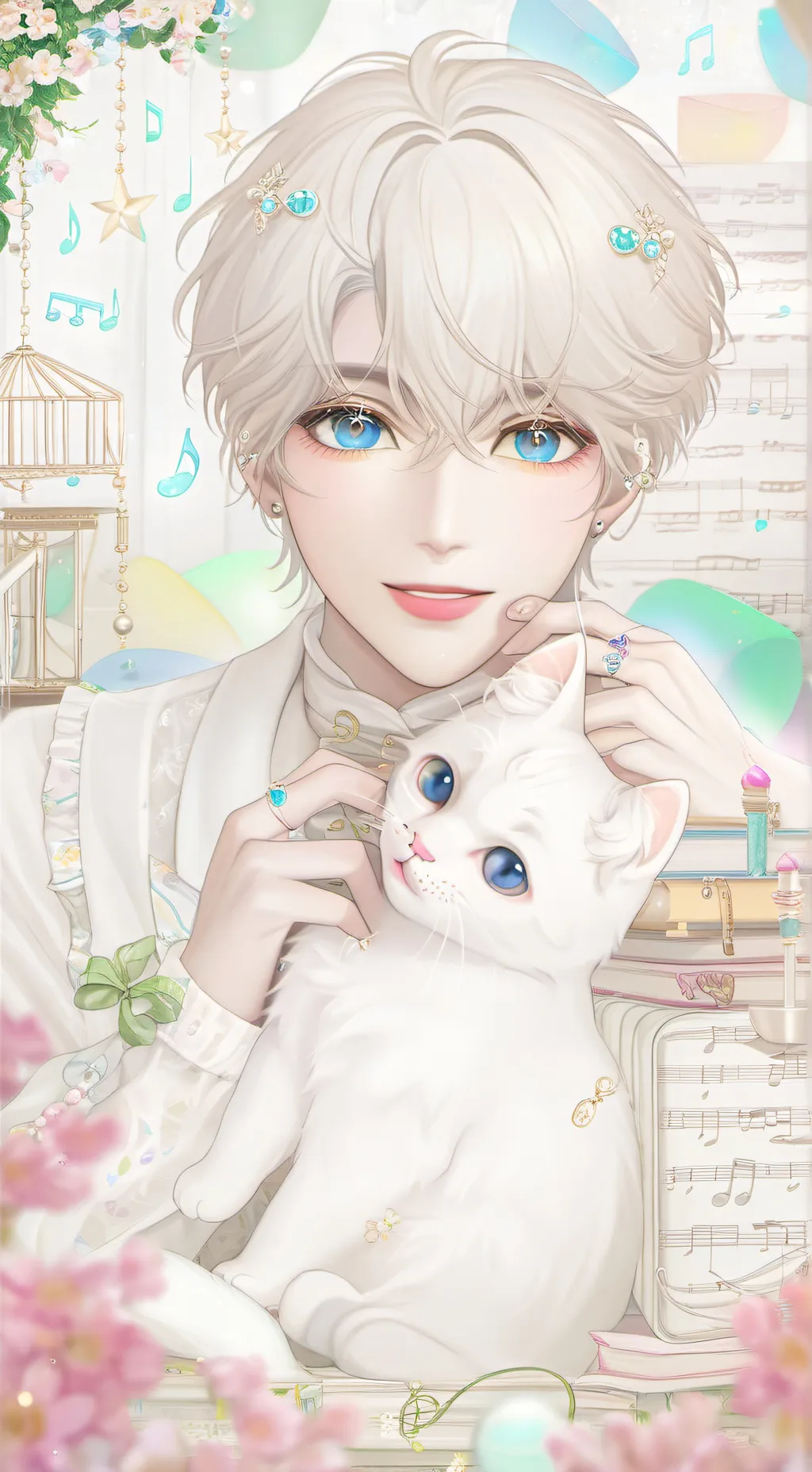 ai character: Snowy Melody background