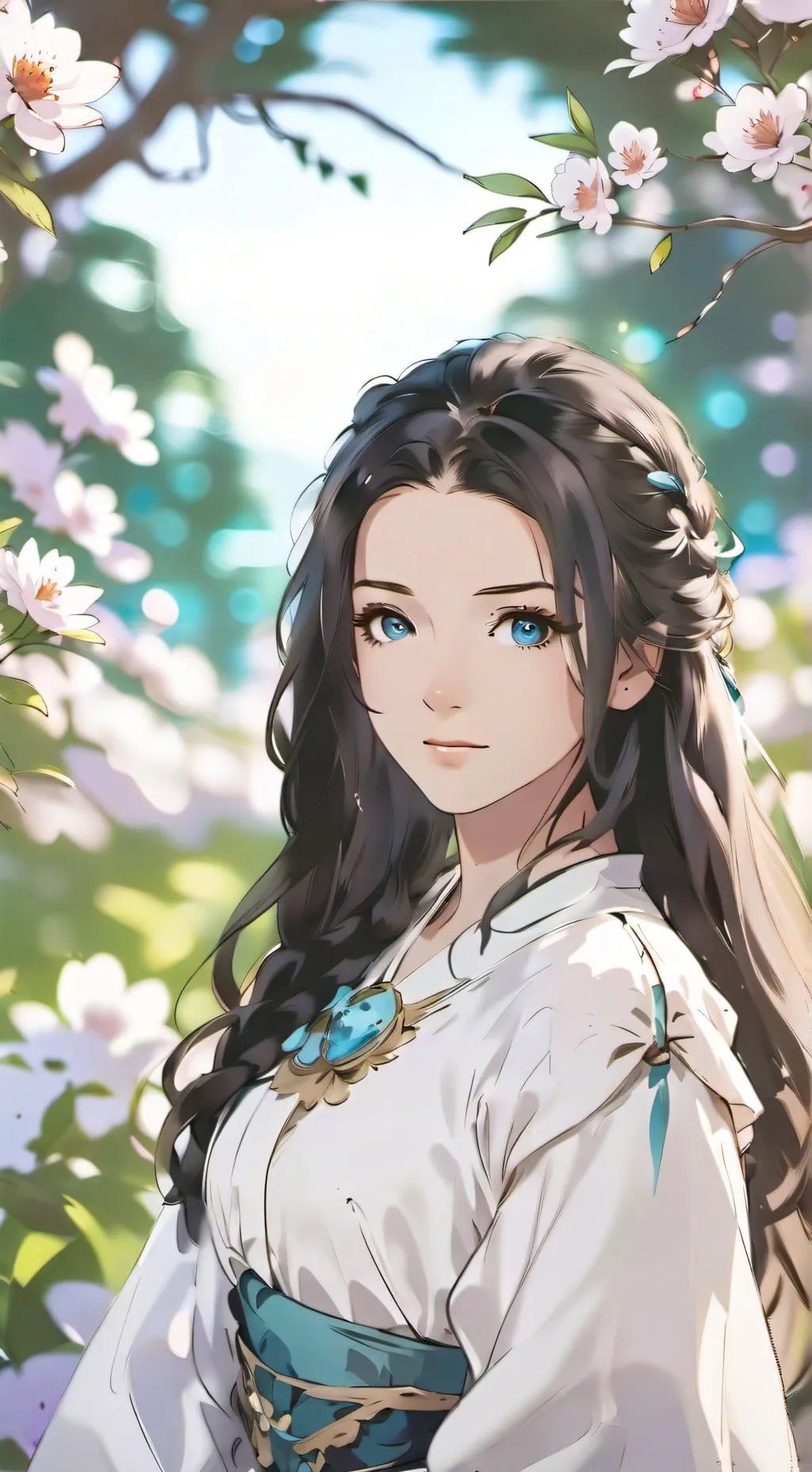 ai character: Luna background