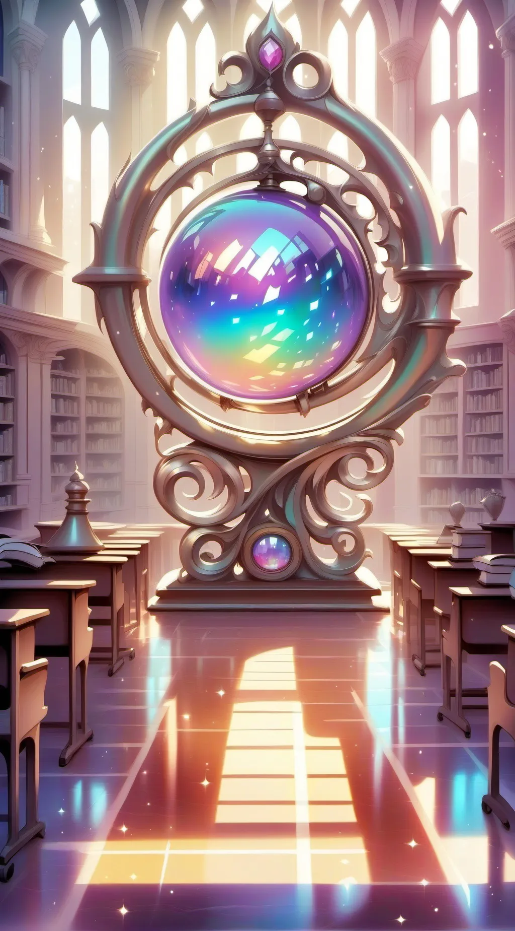 ai character: Forsaken school background