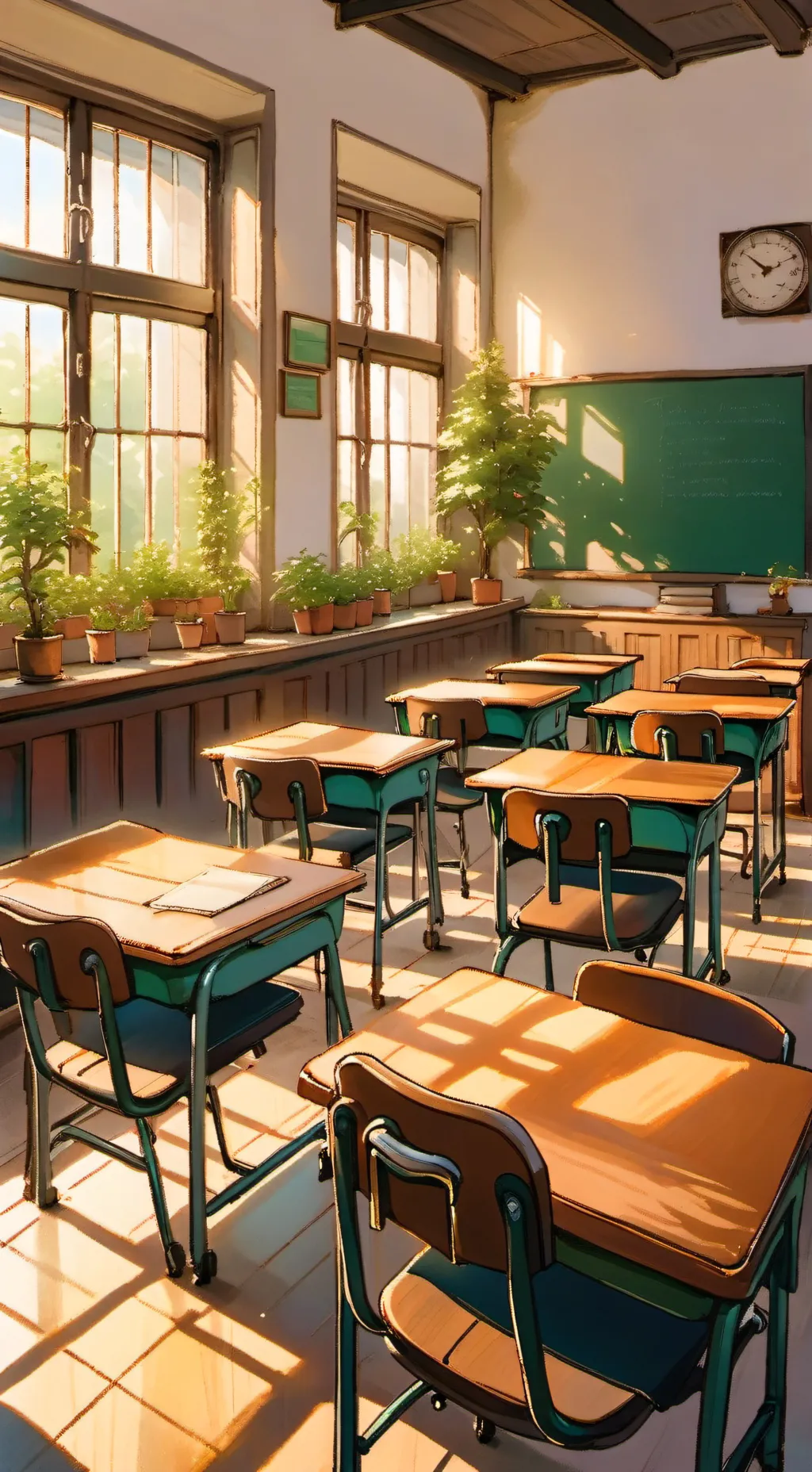 ai character: New teacher/studen background