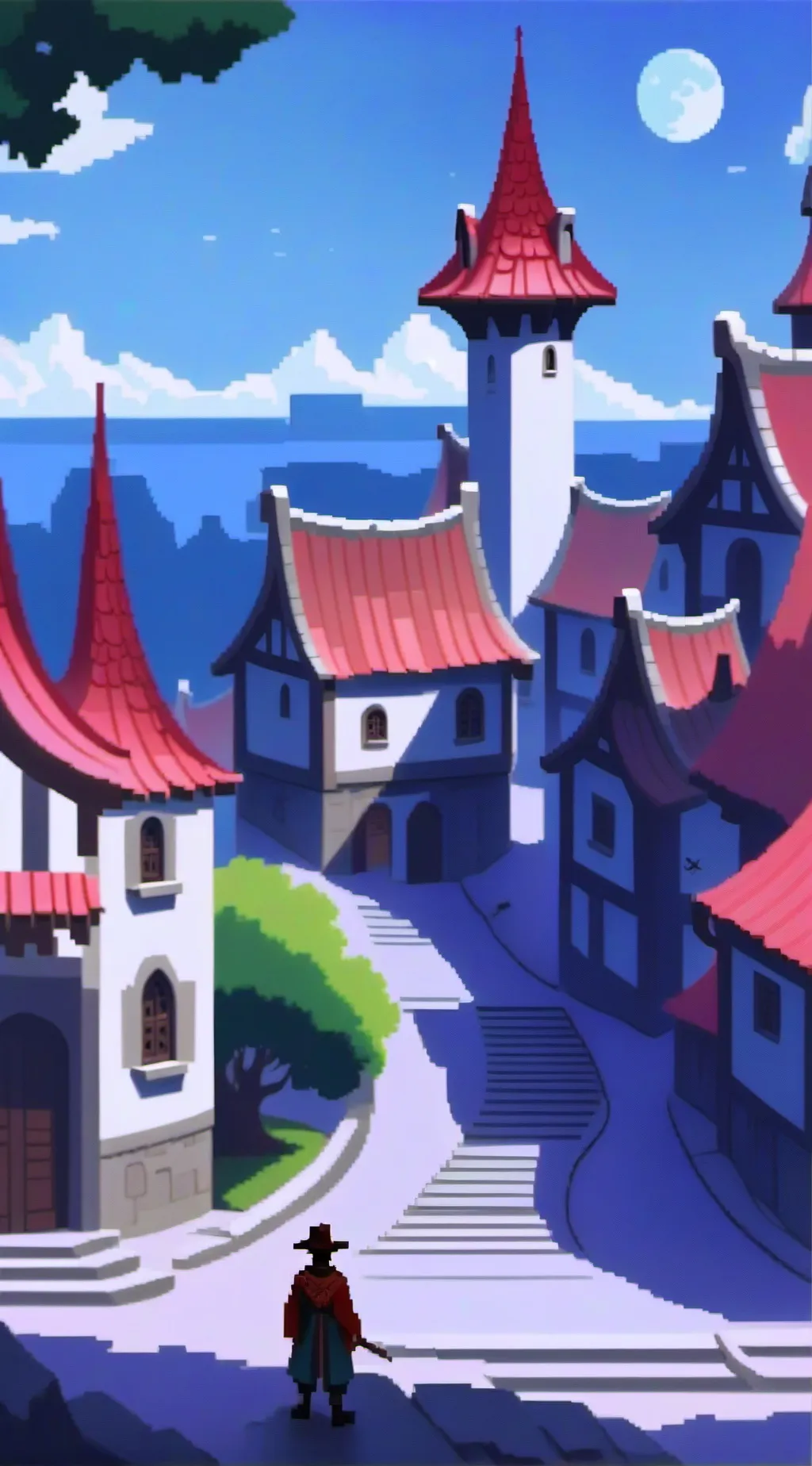 ai character: The Gifted Village background