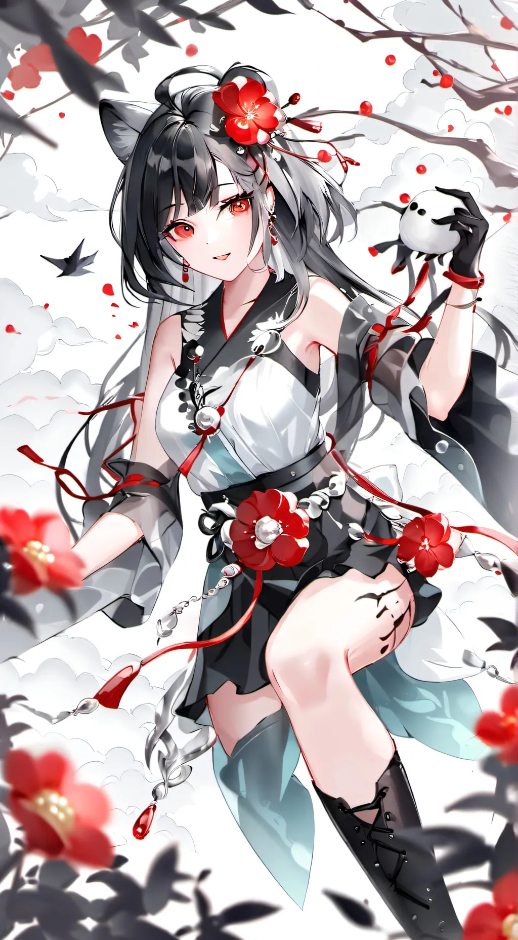 ai character: Ocean background