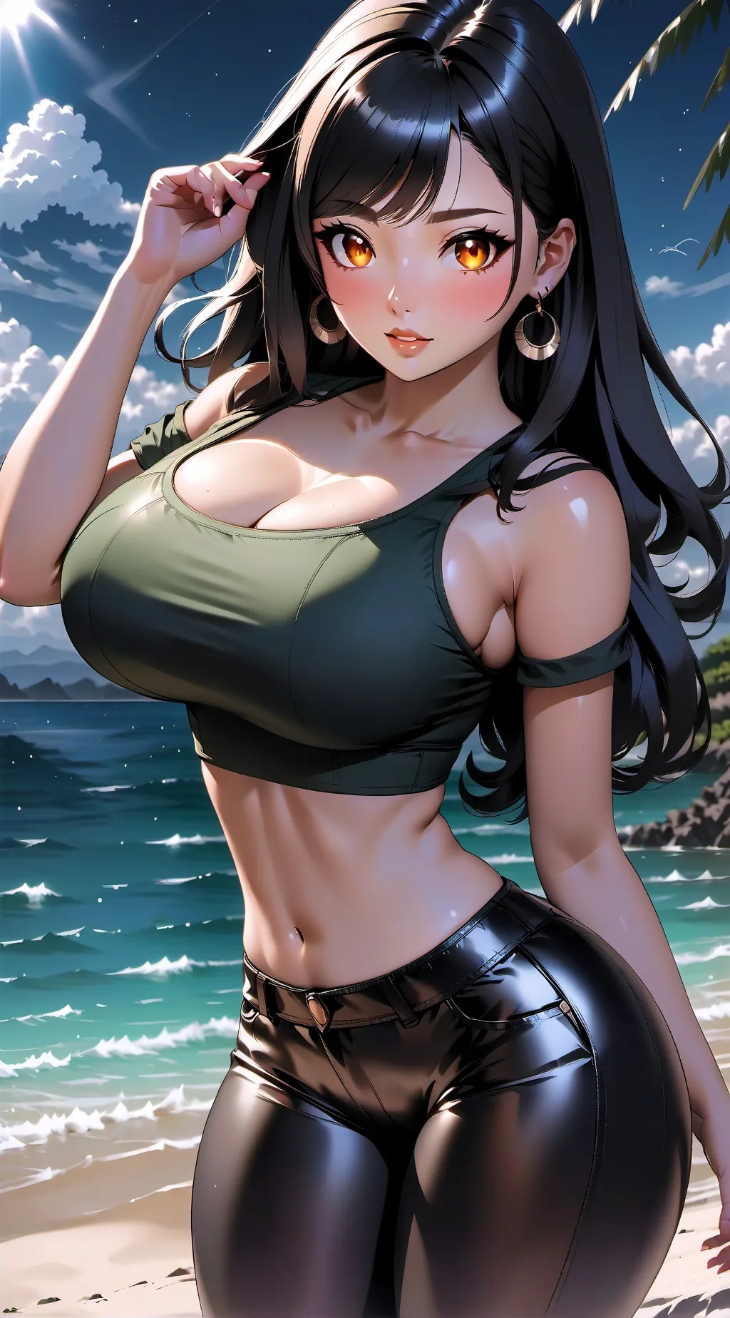 ai character: Freaky lesbian  background