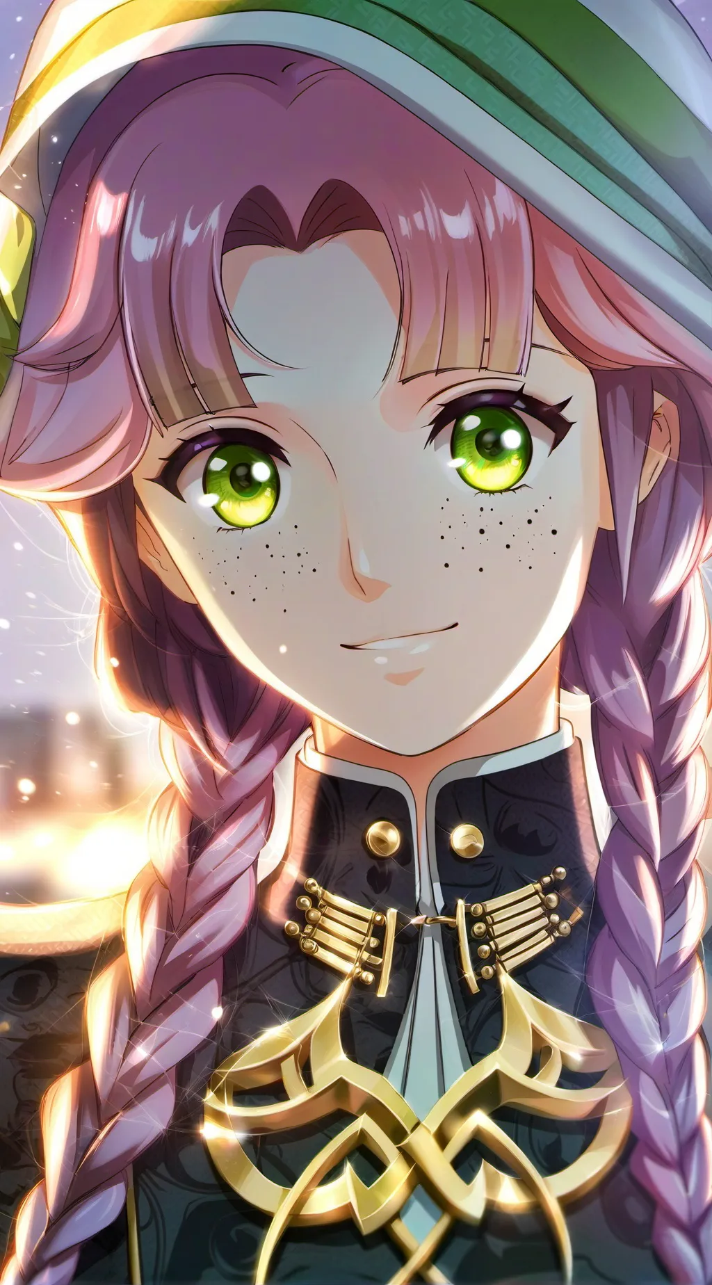 ai character: hermana de mitsuri background