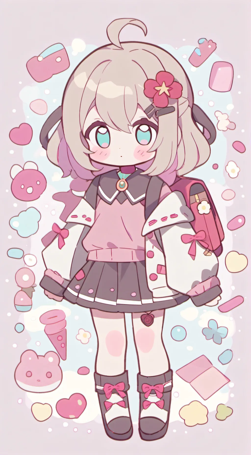 ai character: tokito  background