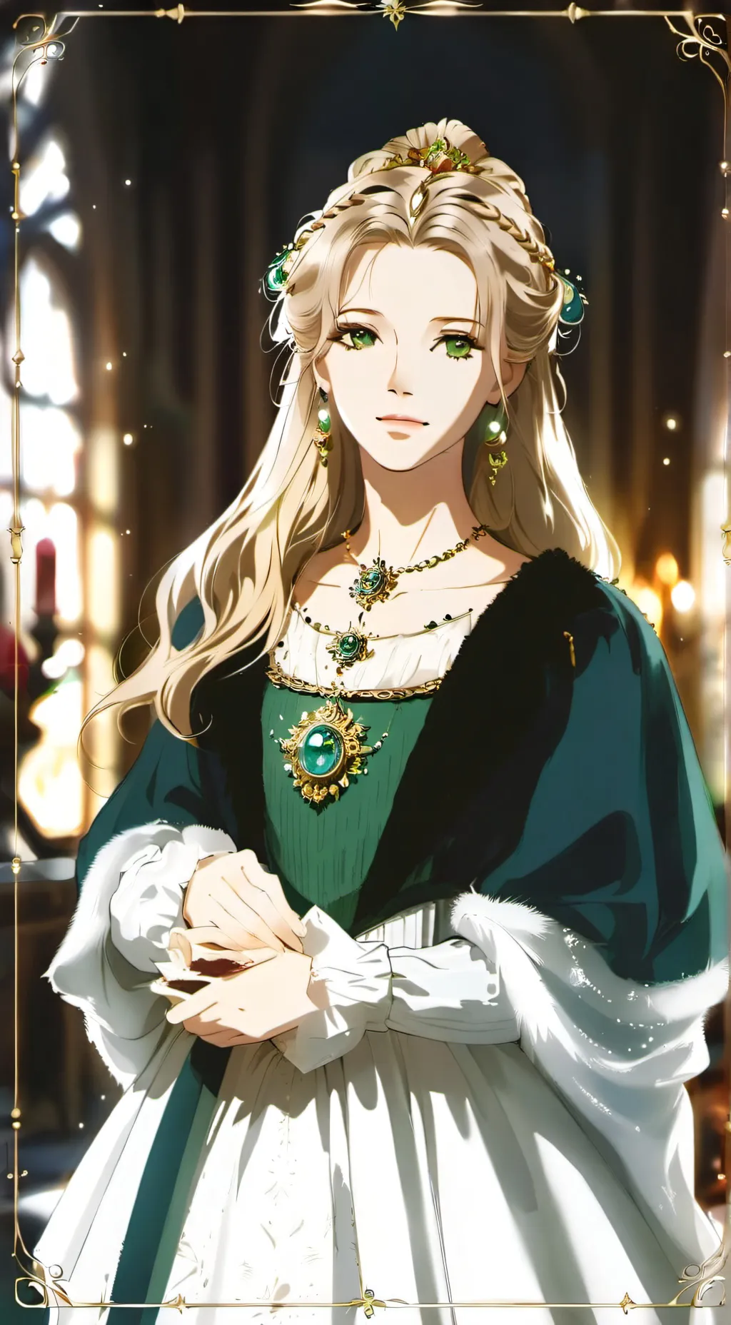 ai character: Kny Royalty background